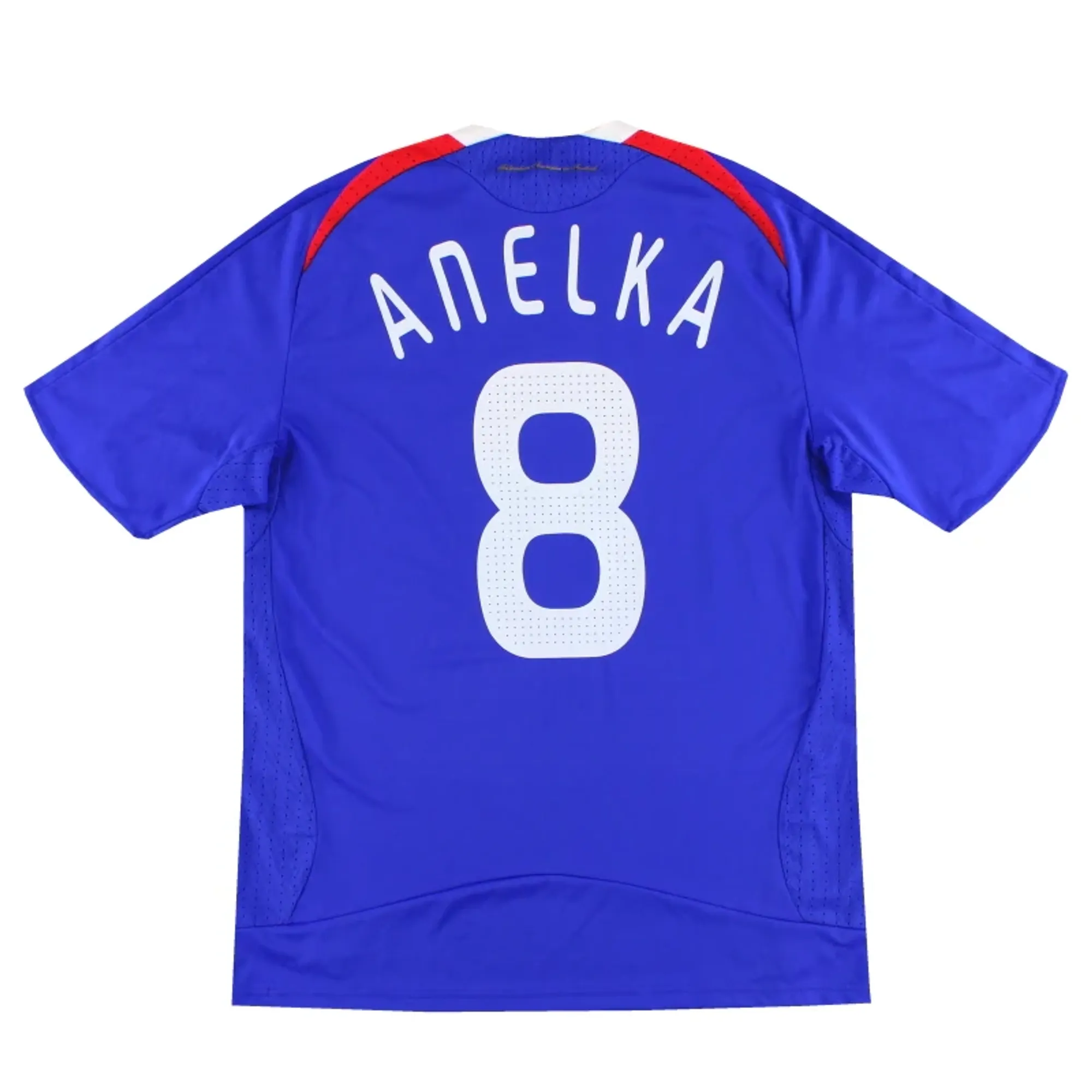 2007-08 France adidas Home Shirt Anelka #8 M - France / Excellent 