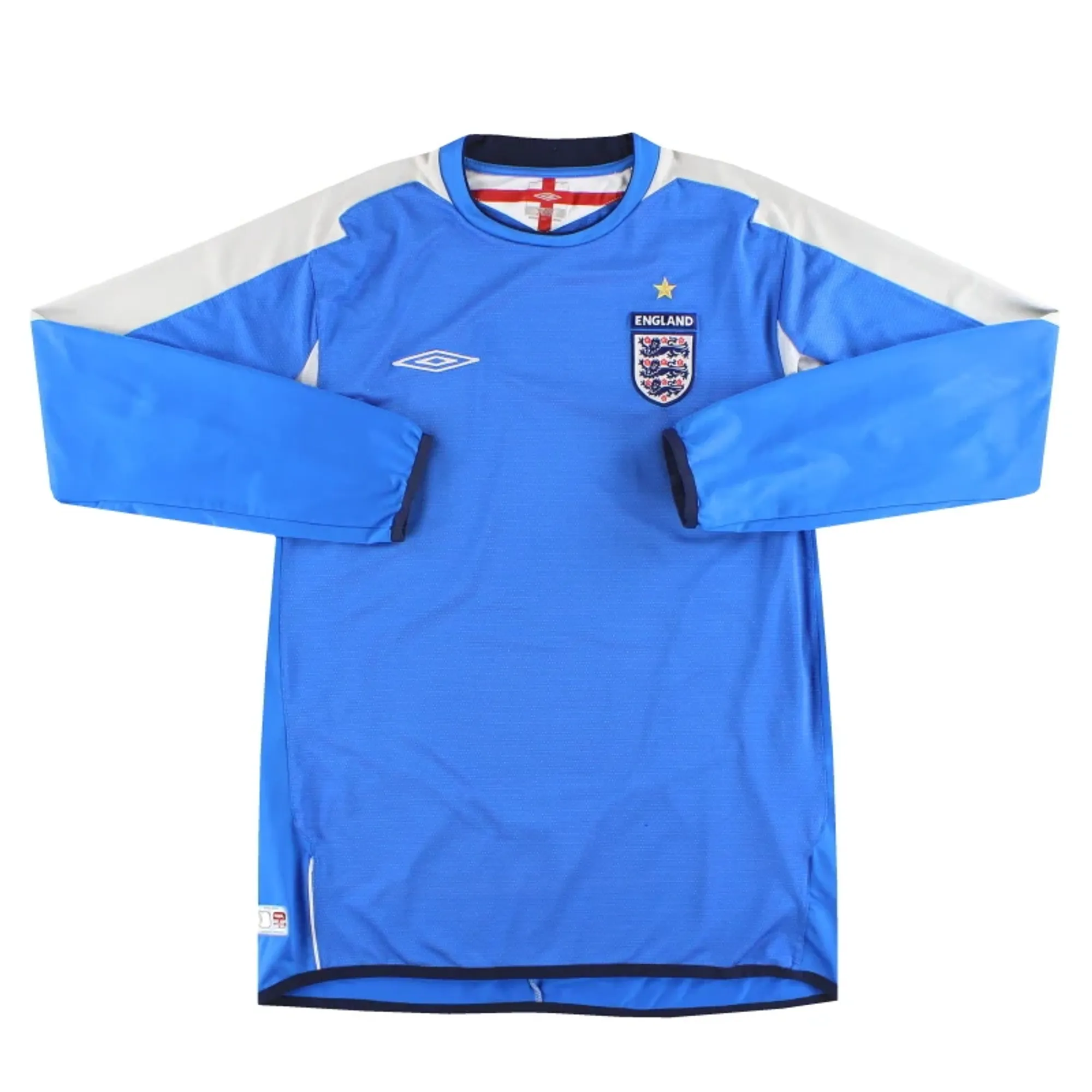 2004-06 England Umbro Goalkeeper Shirt L/S L - England / Excellent 