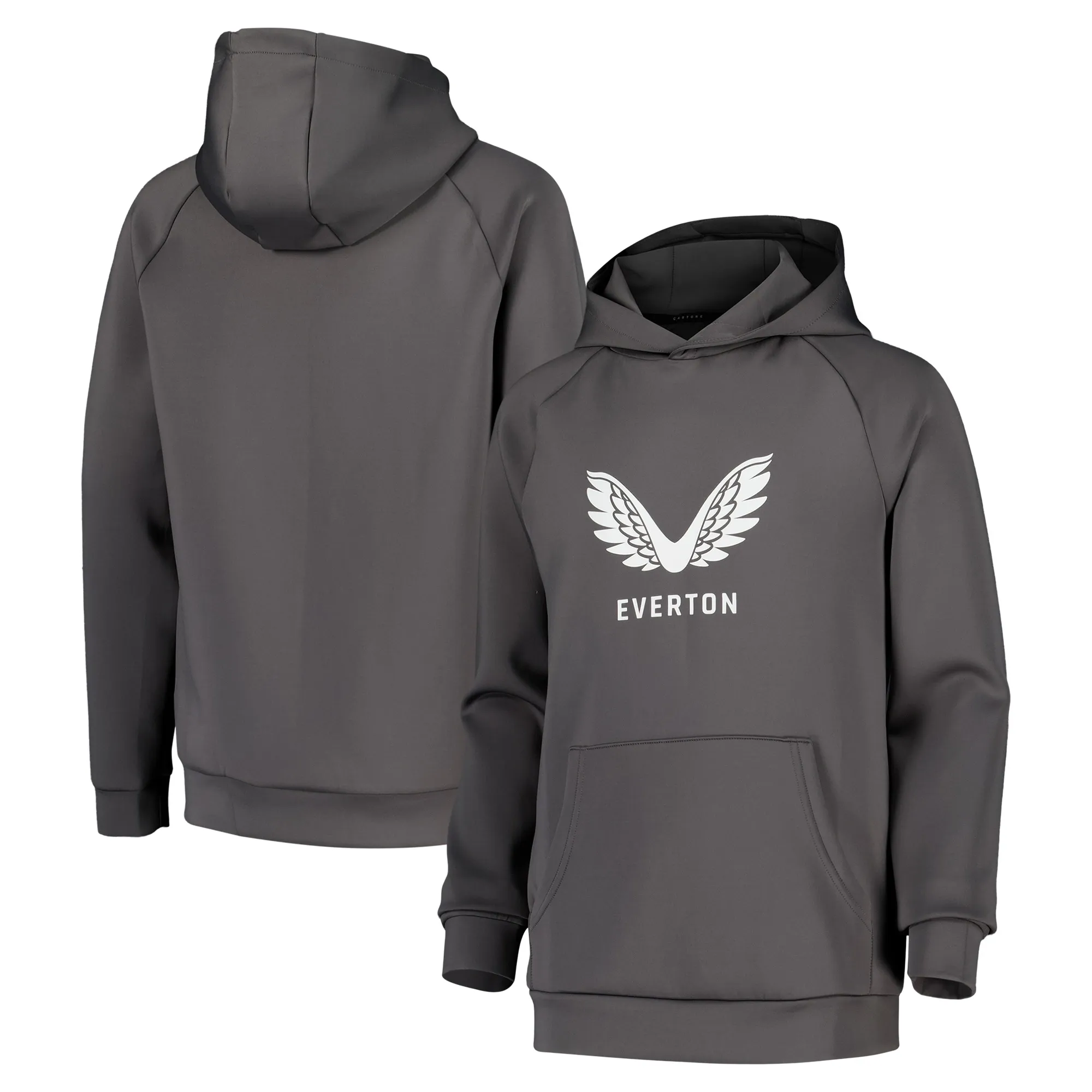 Everton Castore Players Presentation Hoodie - Grey - Kids