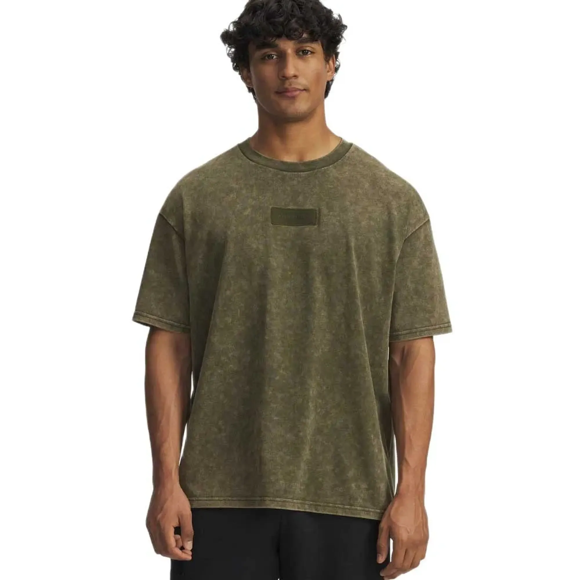 Project Rock Heavyweight Men's Oversized T-Shirt Expedition Green / Expedition Green L