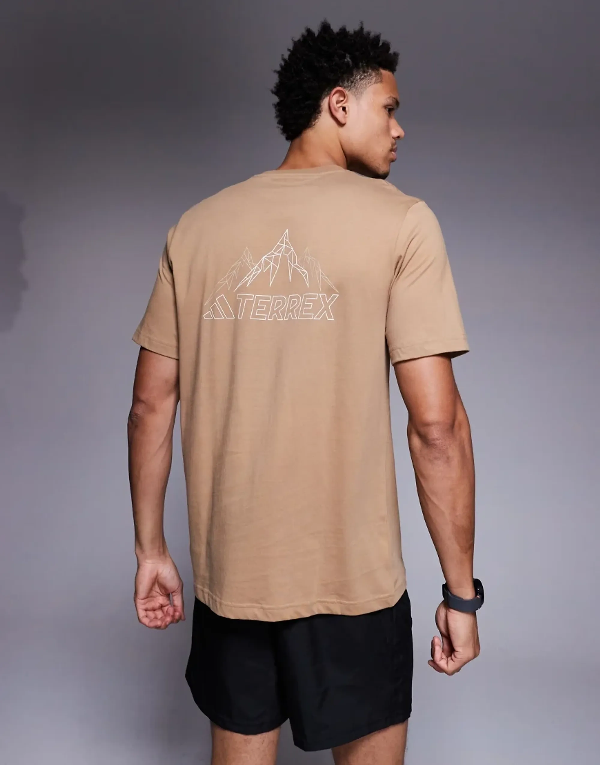 adidas Terrex Graphic T-Shirt - Brown