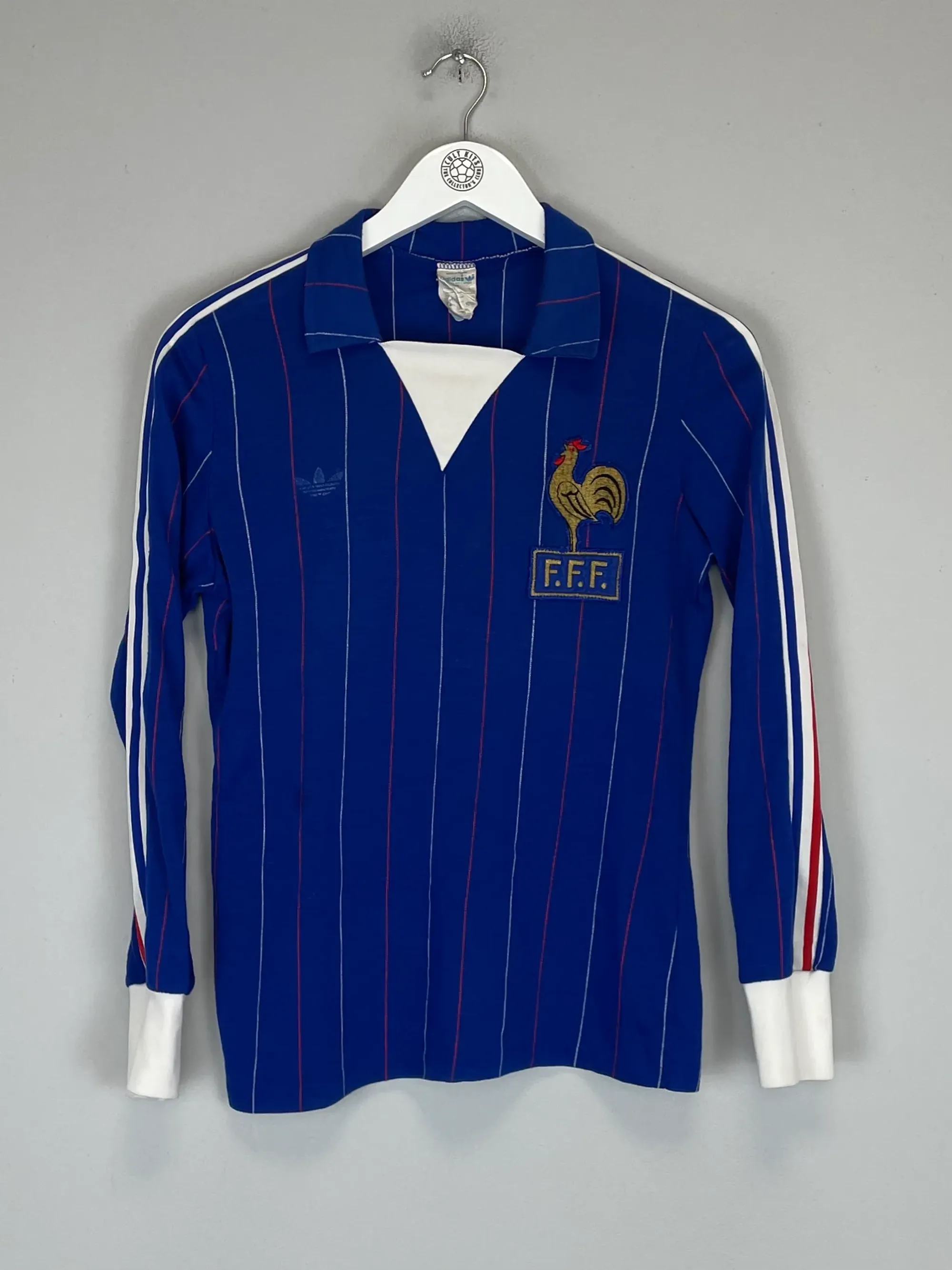 1980/82 FRANCE L/S HOME SHIRT (S) ADIDAS | CULT KITS