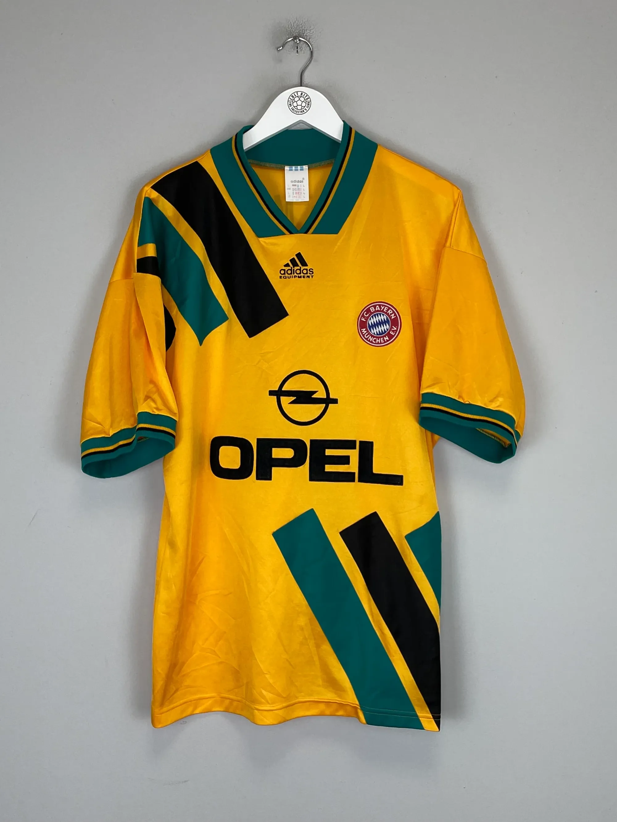 1993/95 BAYERN MUNICH #11 AWAY SHIRT (L) ADIDAS | CULT KITS