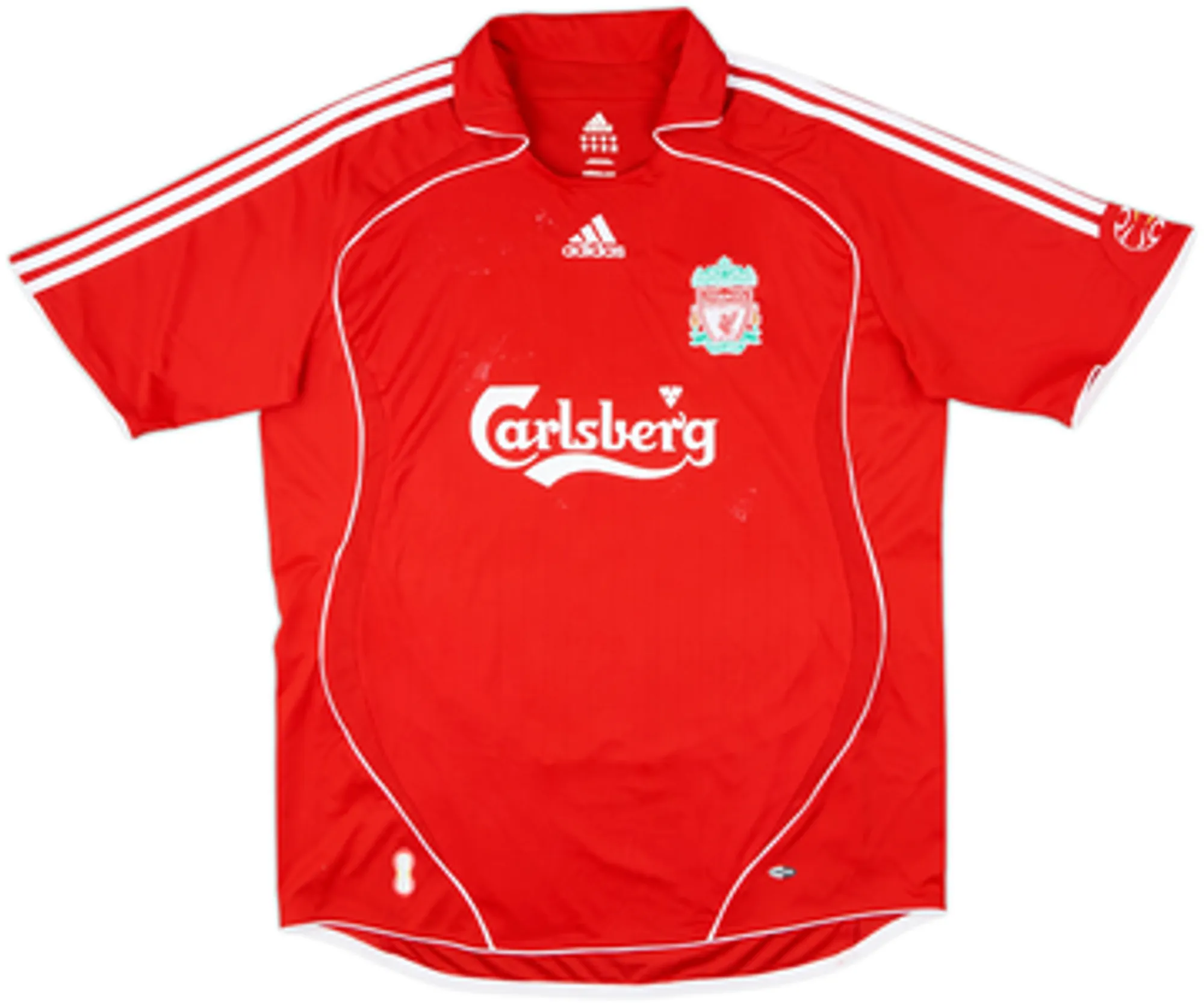 adidas Liverpool Mens SS Home Shirt 2006/08