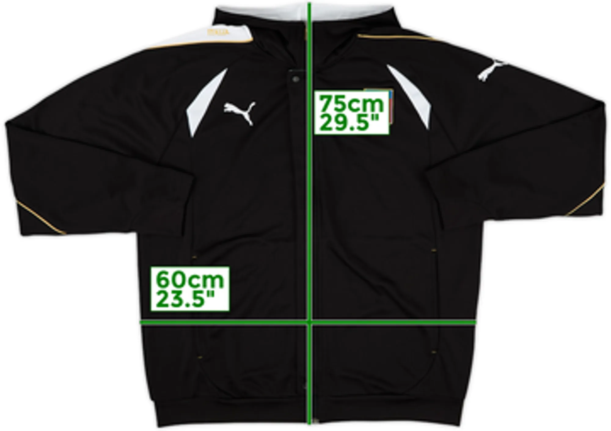 2010-11 Italy Puma Hooded Track Jacket - 10/10 - (XL)