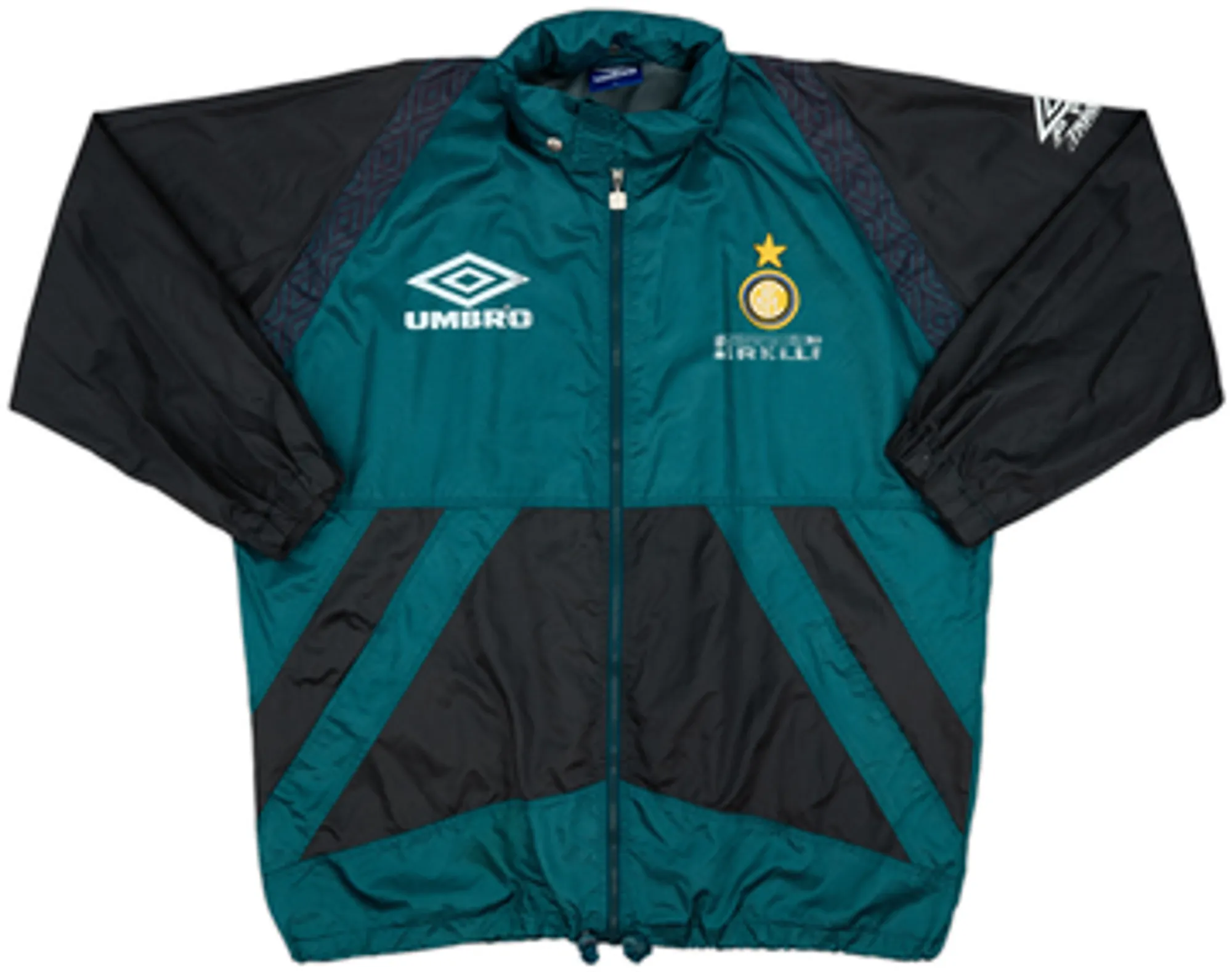 1995-96 Inter Milan Umbro Hooded Rain Jacket - 5/10 - (XL)