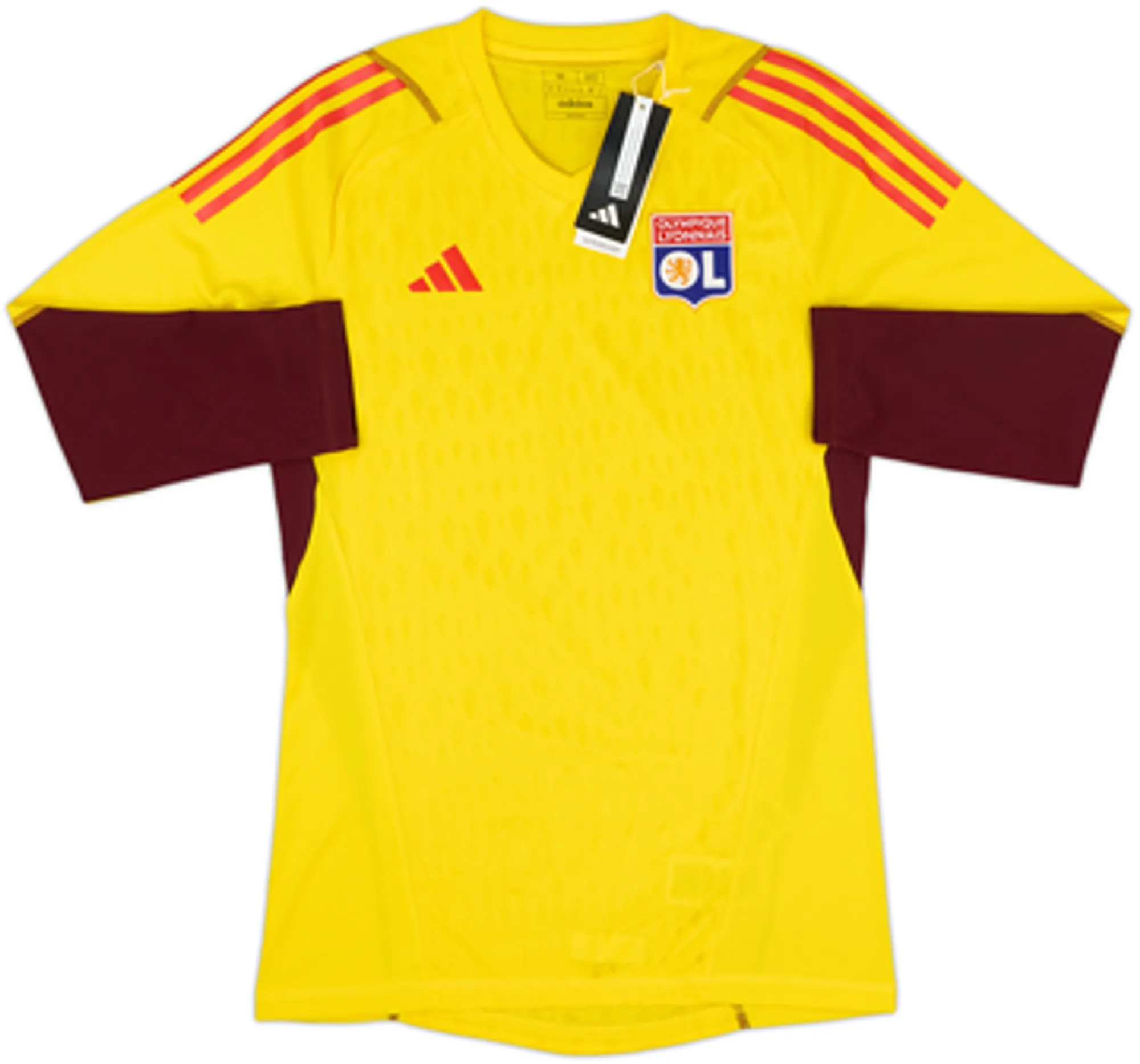 adidas Lyon Mens LS Goalkeeper Home Shirt 2023/24