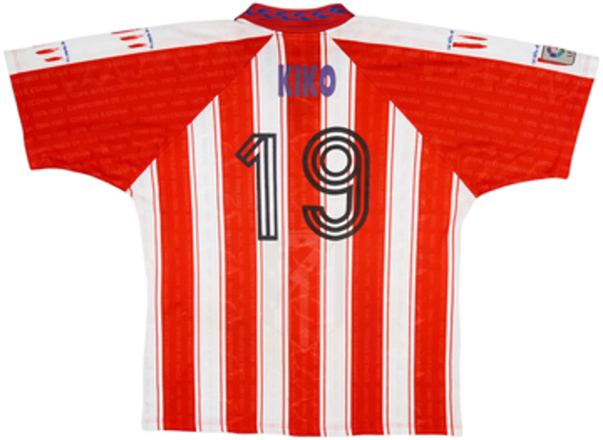 Puma Atlético Madrid Mens SS Home Shirt 1995/96