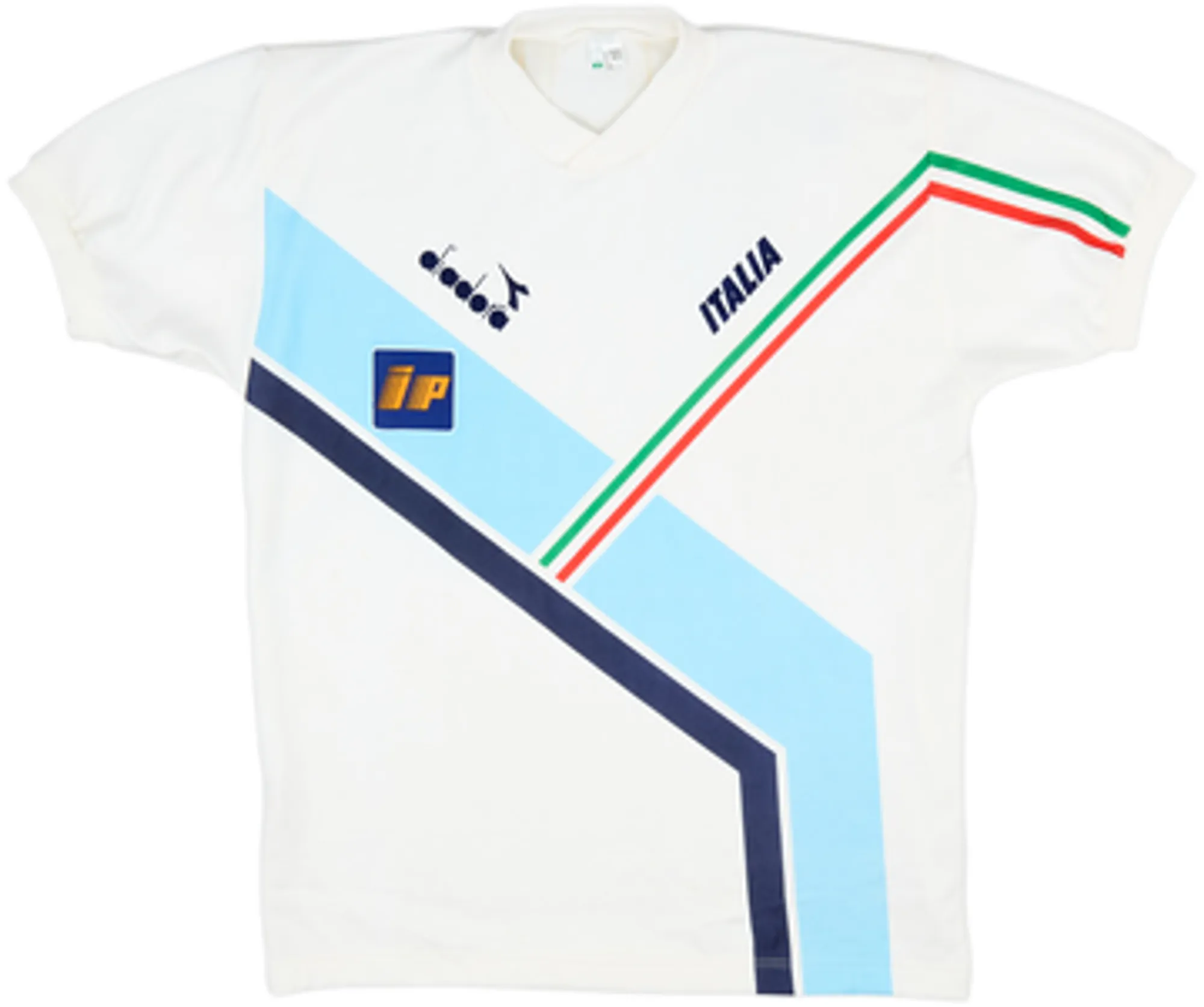 Diadora Italy Mens SS Home Shirt 1986
