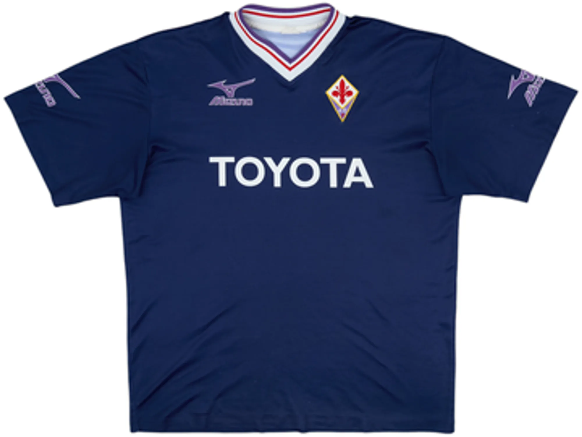 Mizuno Fiorentina Mens SS Home Shirt 2001/02