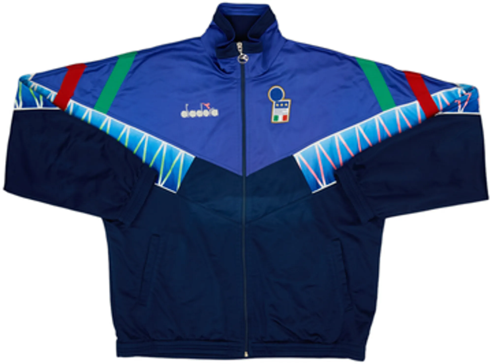 1992 Italy Diadora Track Jacket - 8/10 - (XL)
