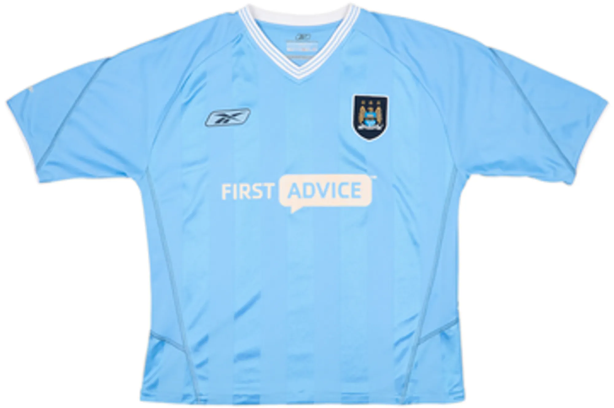 Reebok Manchester City Mens SS Home Shirt 2003/04