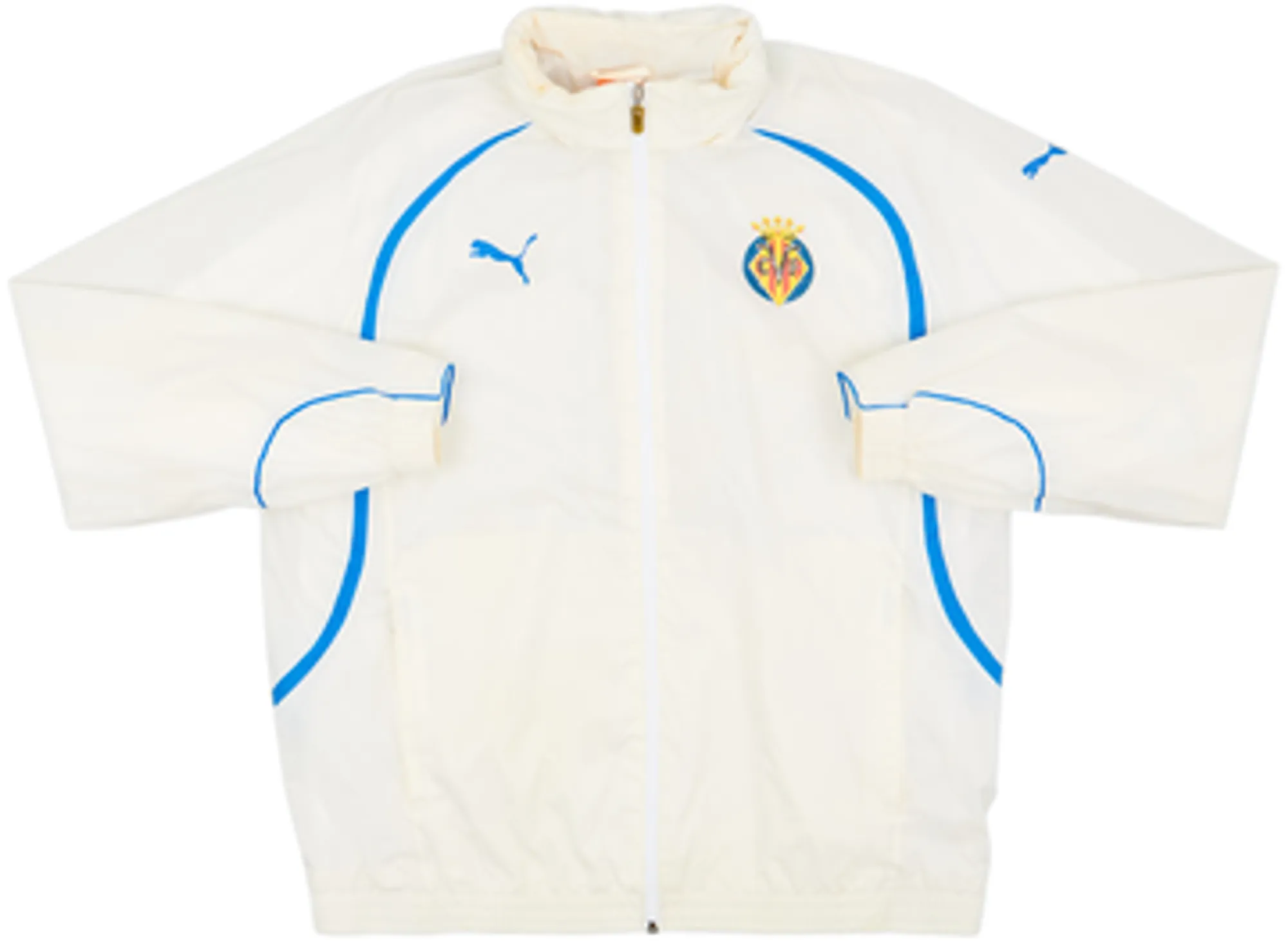 2010-11 Villarreal Puma Hooded Rain Jacket - 5/10 - (L)