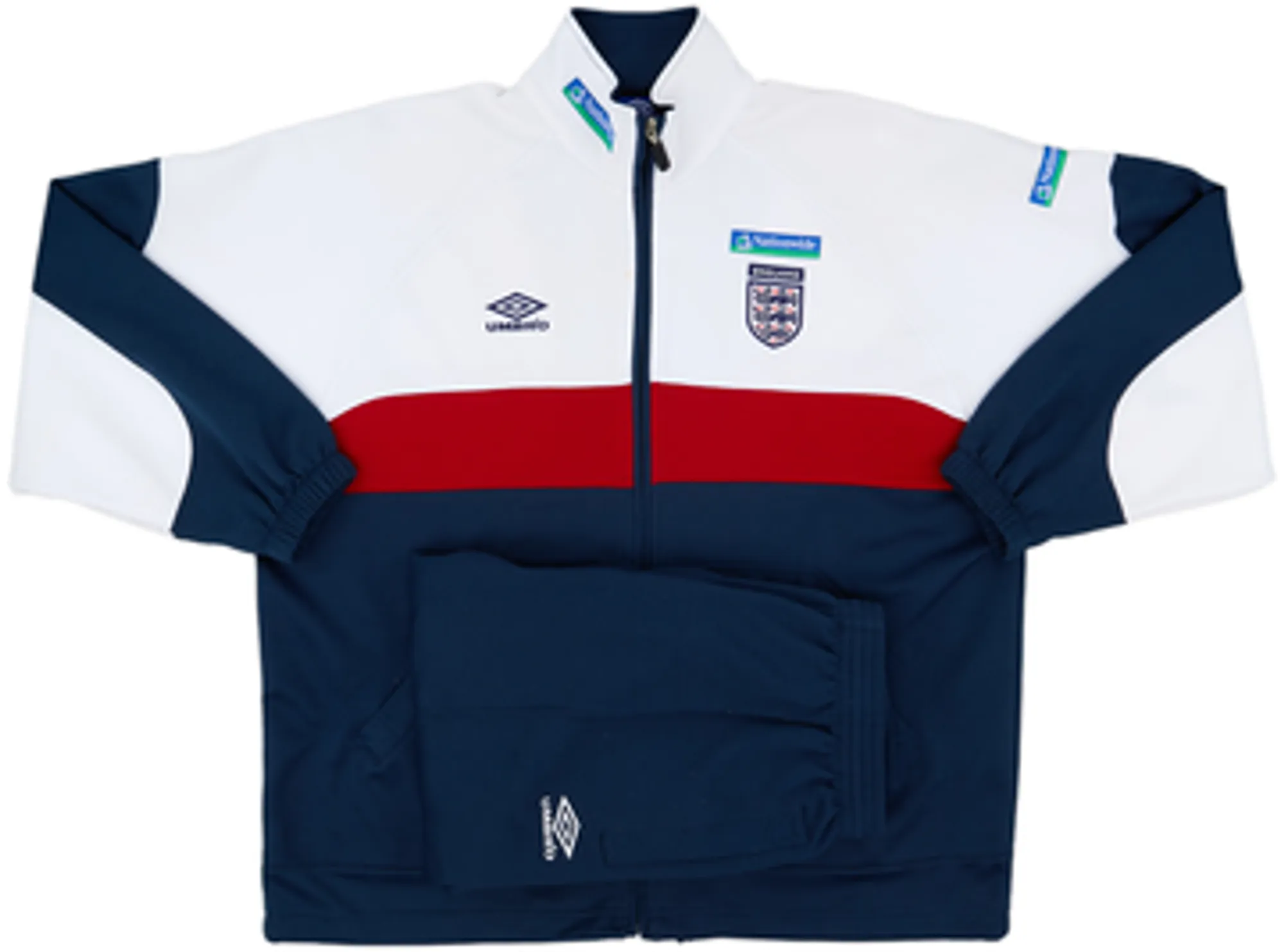 1999-00 England Umbro Tracksuit - 8/10 - (XL)