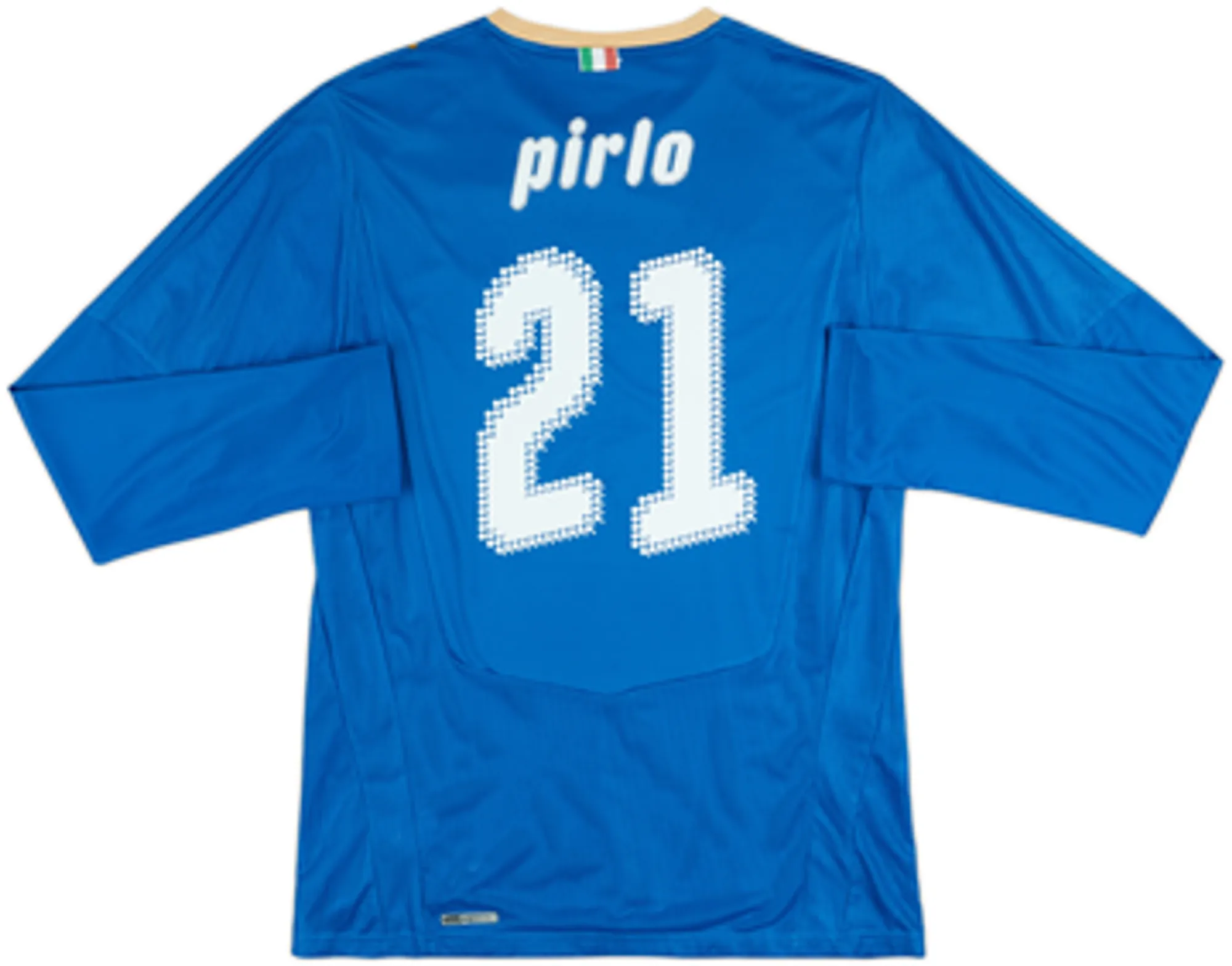 Puma Italy Mens LS Player Issue Home Shirt 2007