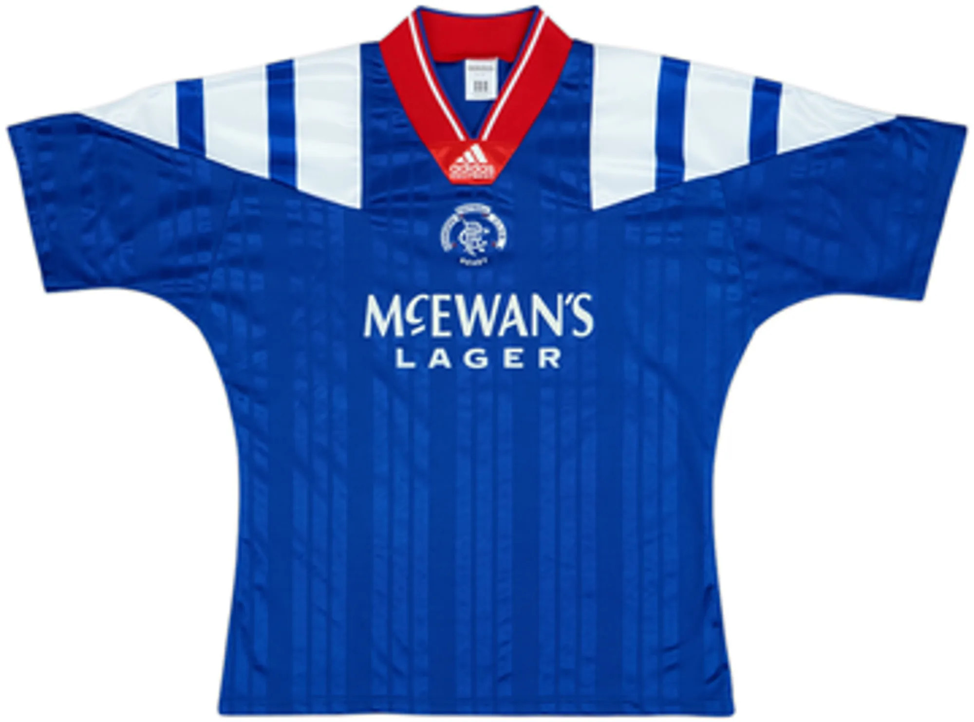 adidas Rangers Mens SS Home Shirt 1992/94