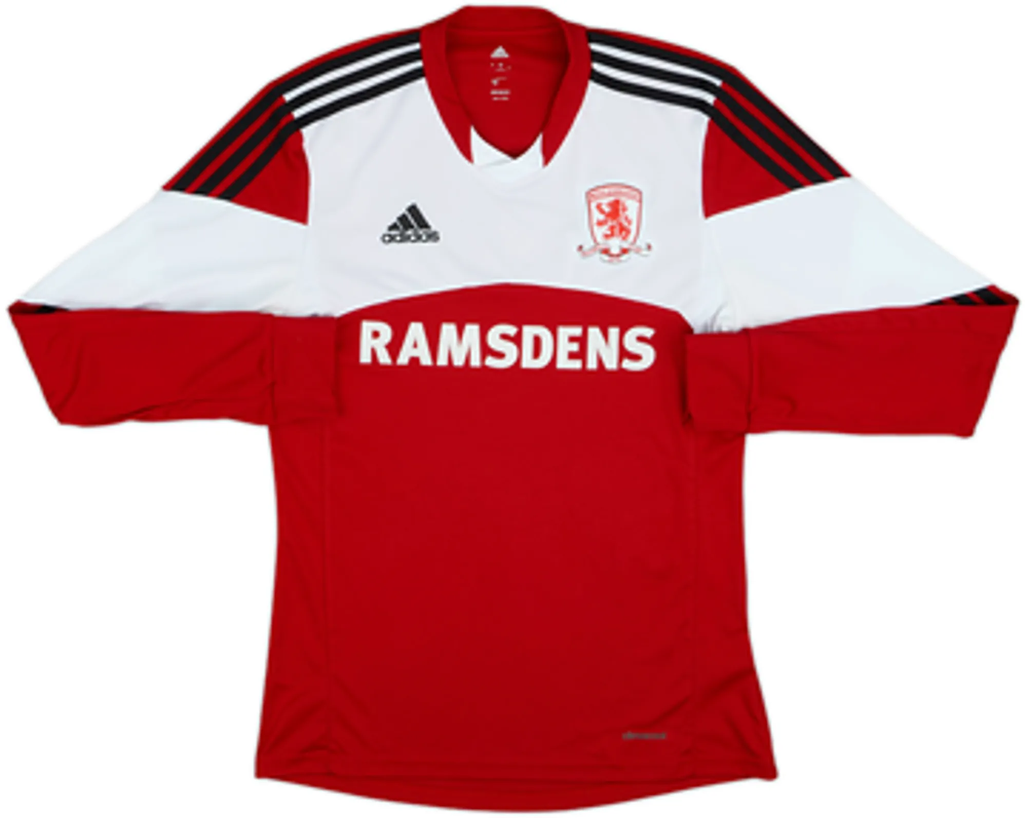 adidas Middlesbrough Mens LS Home Shirt 2013/14