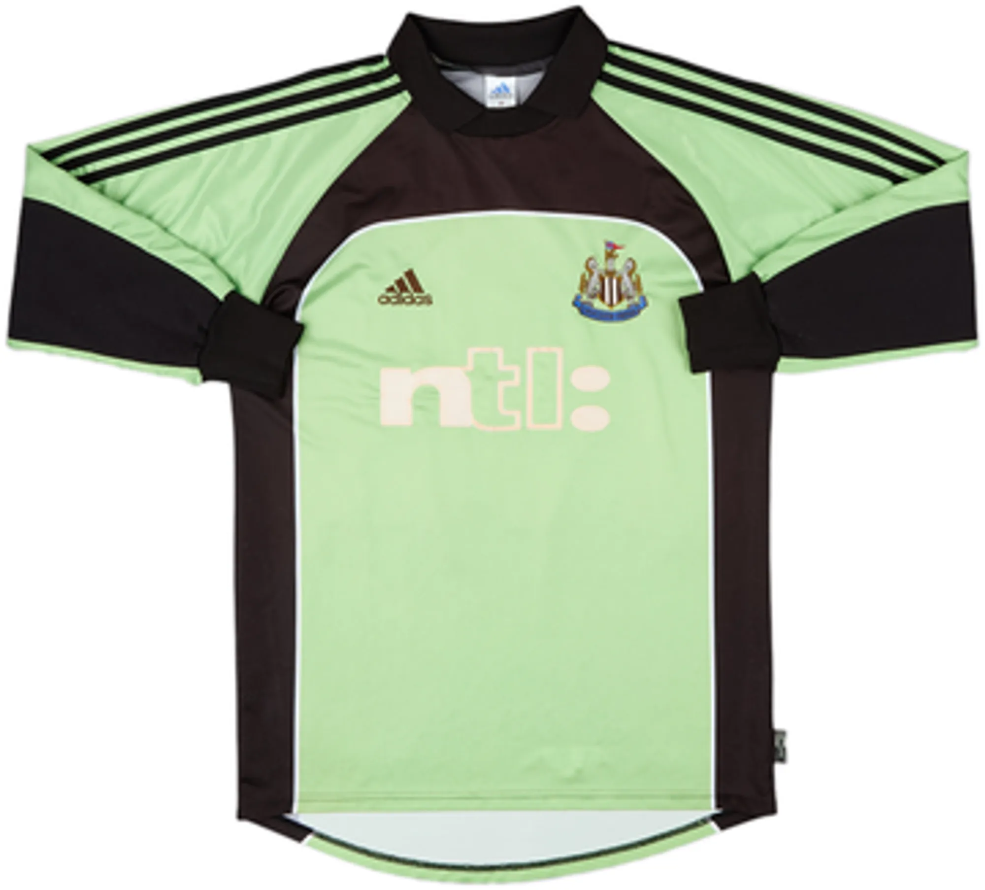 adidas Newcastle United Mens LS Goalkeeper Home Shirt 2000/01