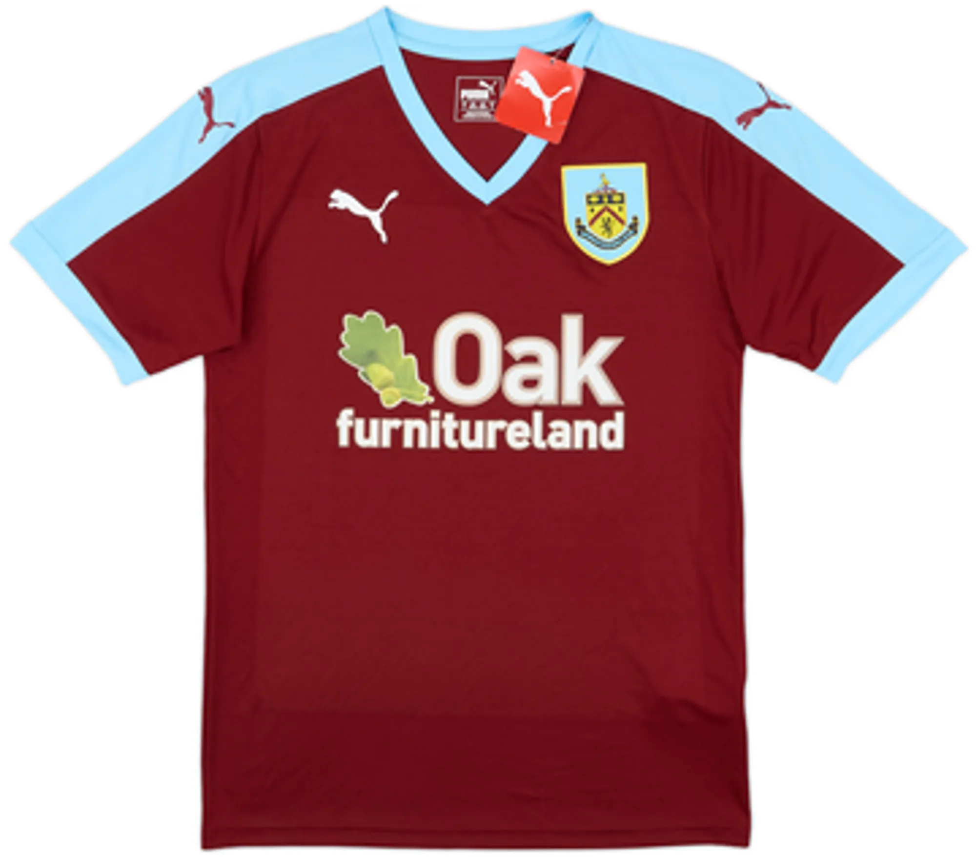 Puma Burnley Mens SS Home Shirt 2015/16