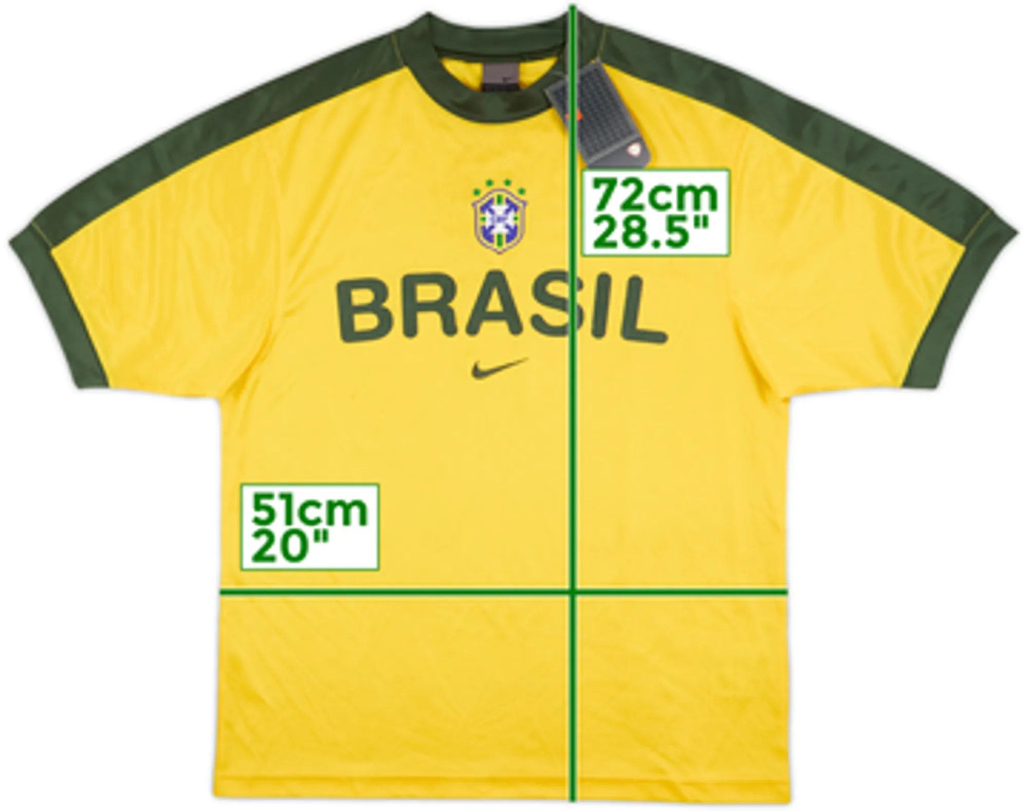 Nike Brazil Mens SS Home Shirt 2002