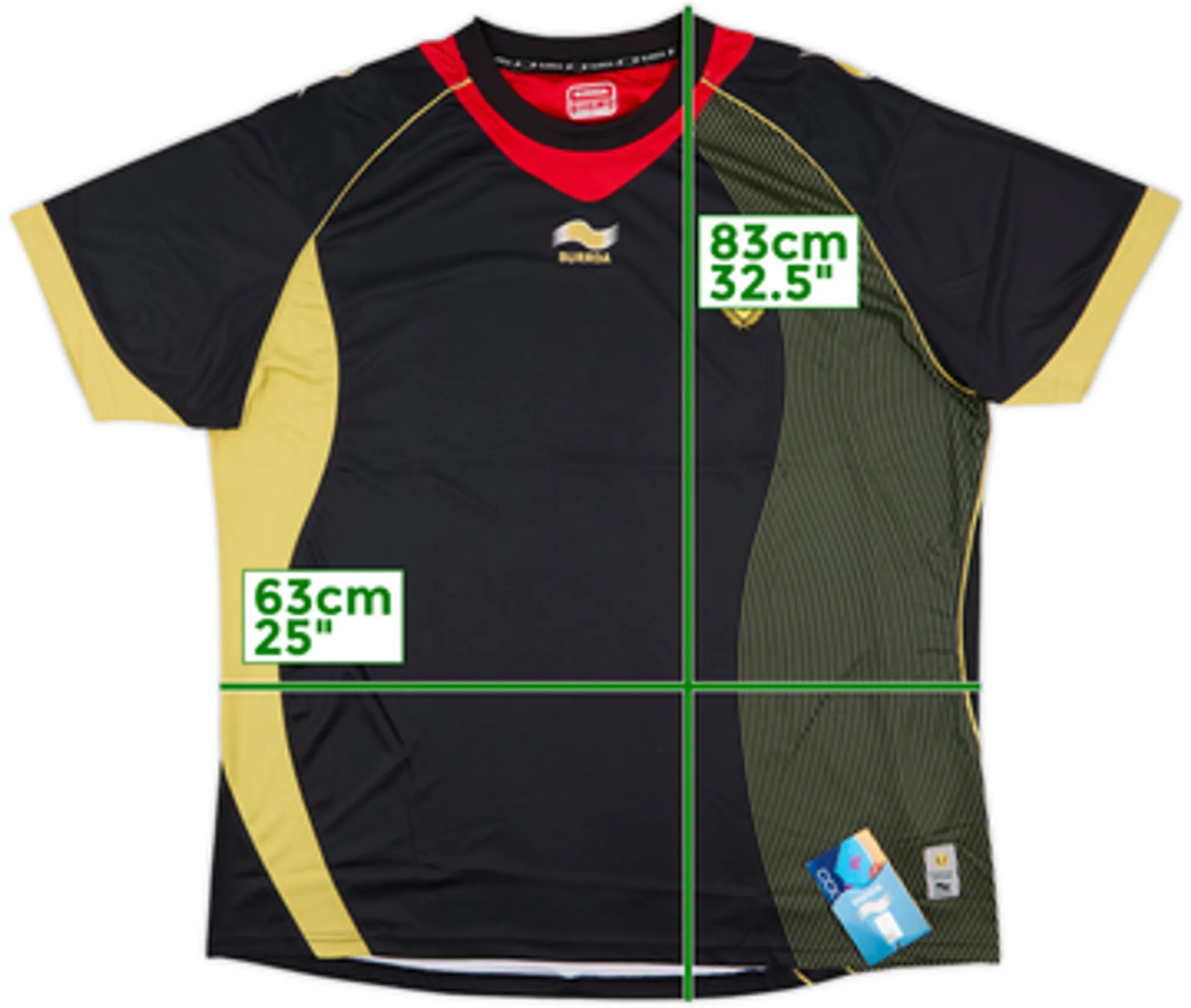 Burrda Belgium Mens SS Away Shirt 2011