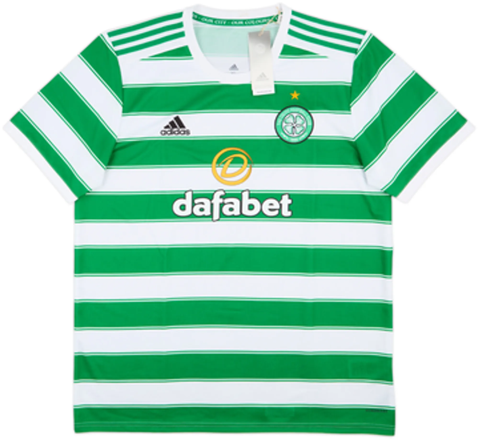 adidas Celtic Mens SS Home Shirt 2021/22
