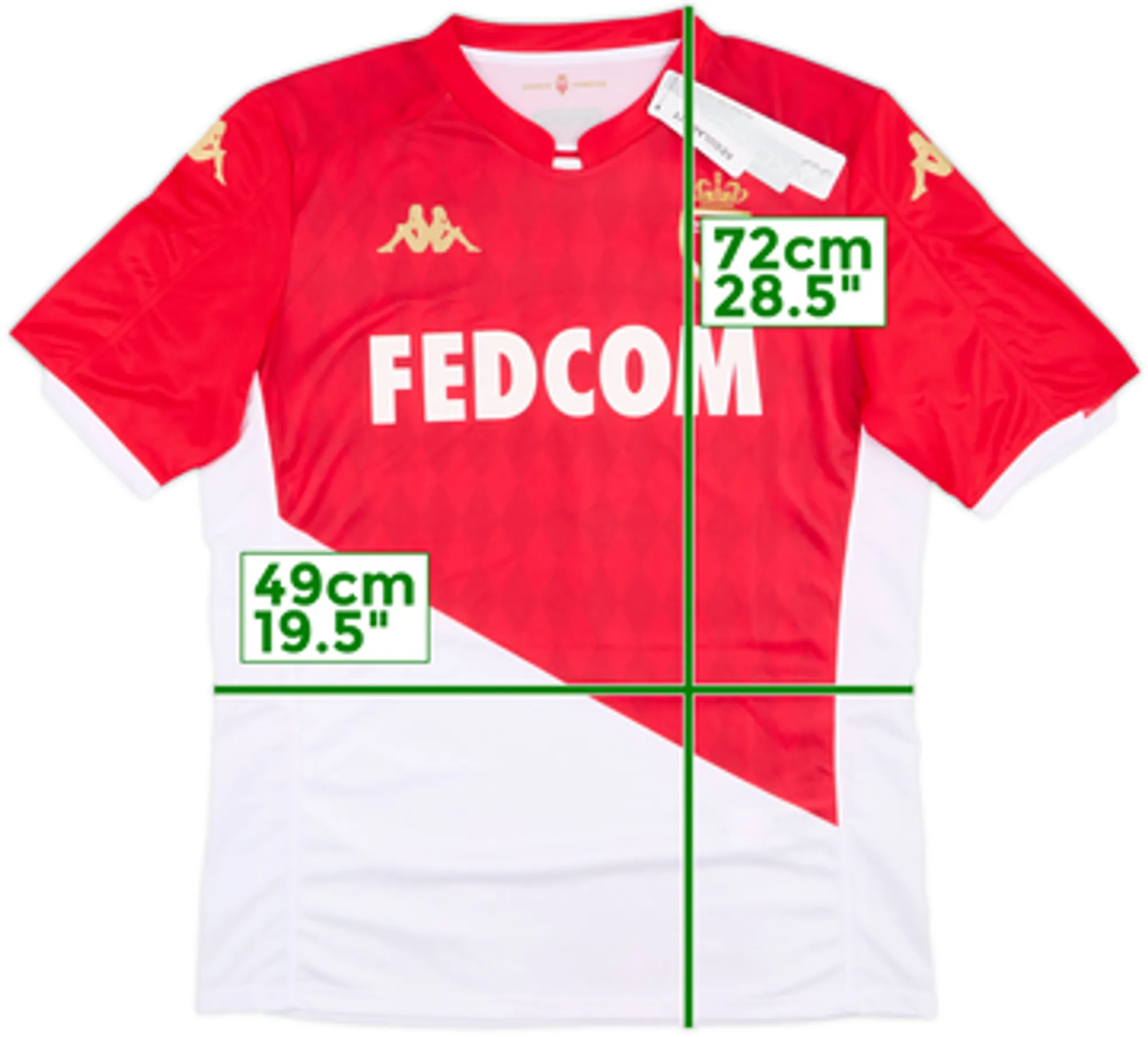 Kappa Monaco Mens SS Home Shirt 2019/20