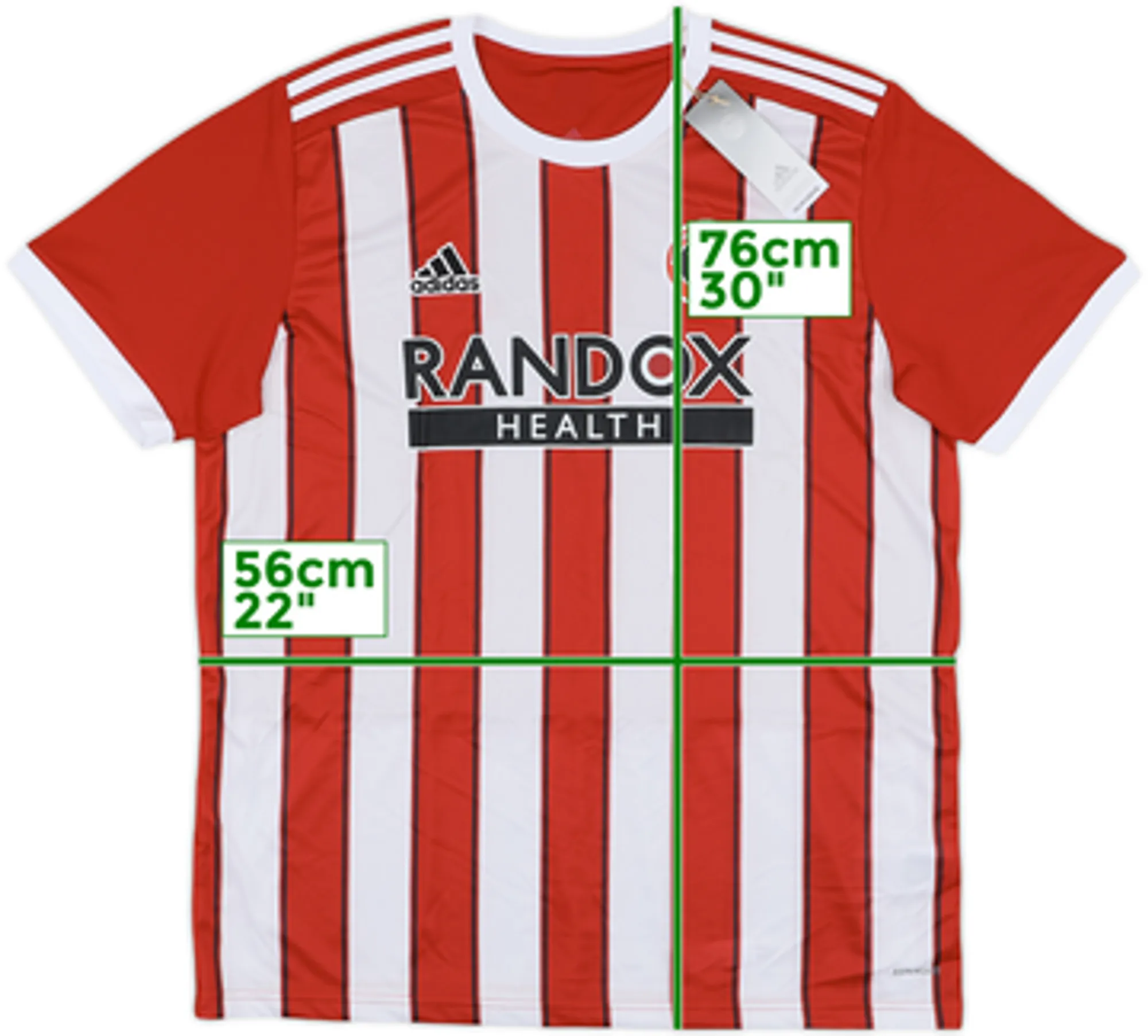 adidas Sheffield United Mens SS Home Shirt 2021/22