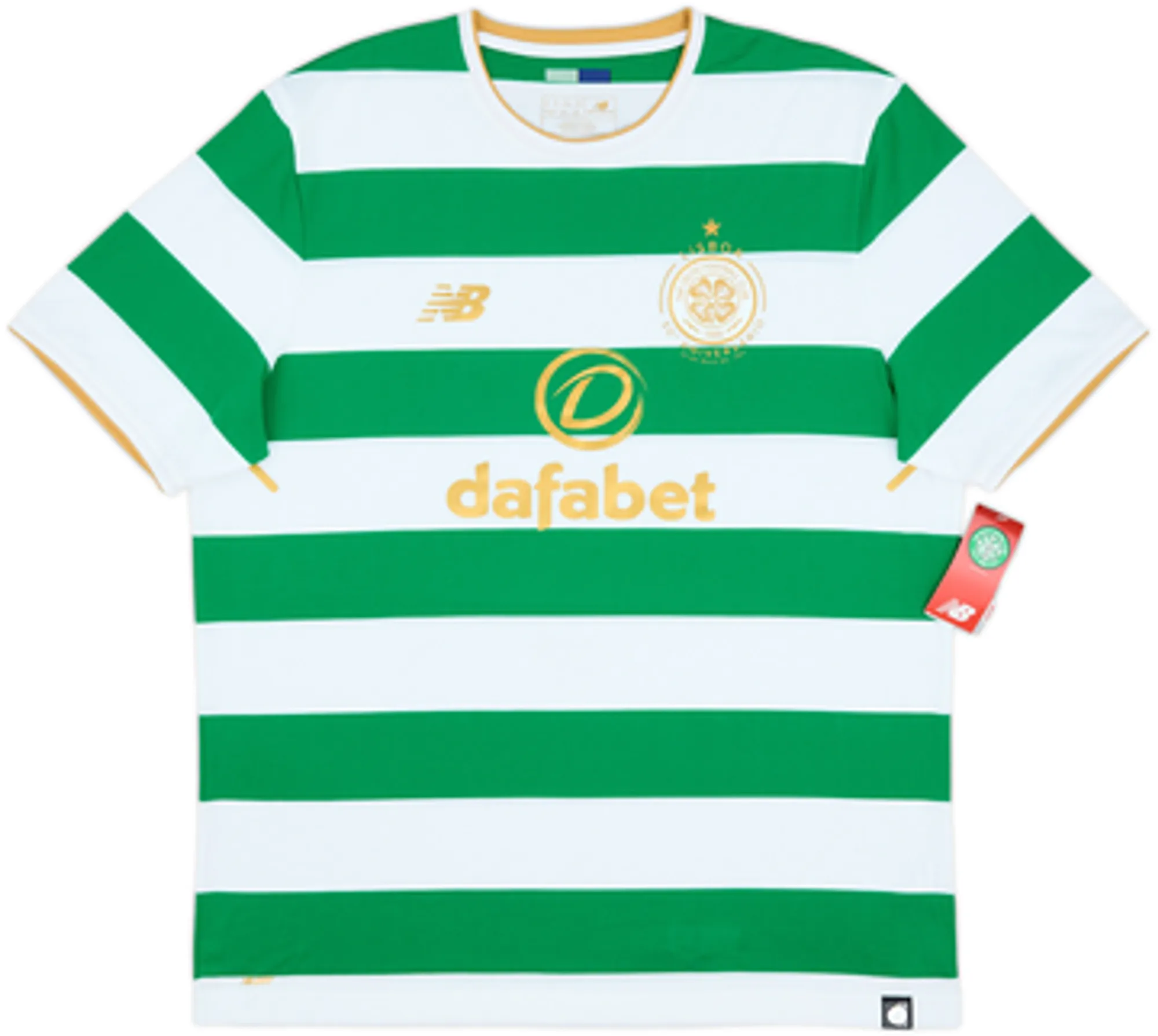 NewBalance Celtic Mens SS Home Shirt 2017/18