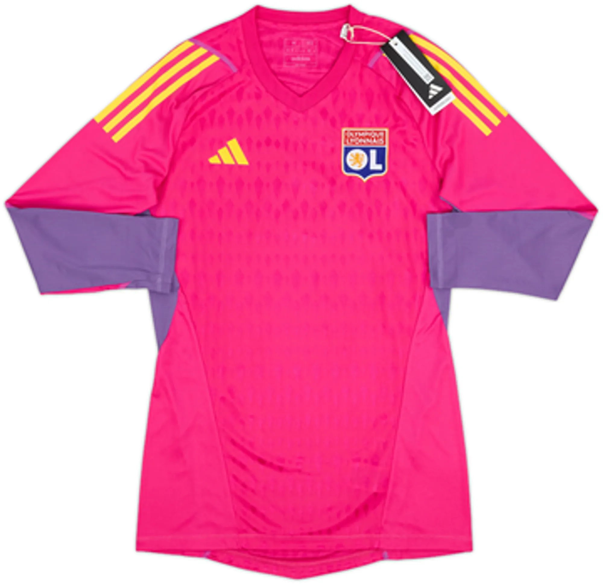 adidas Lyon Mens LS Goalkeeper Home Shirt 2023/24