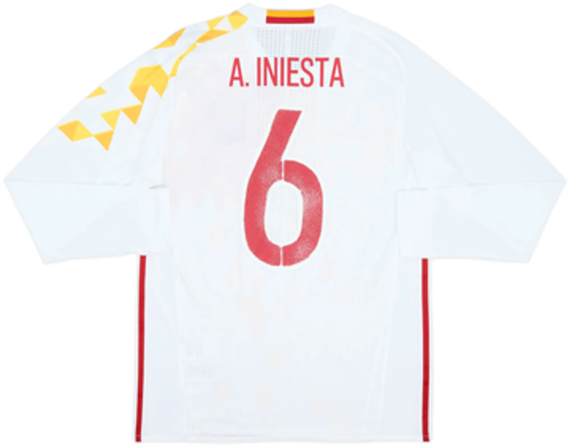 adidas Spain Mens LS Player Issue Away Shirt 2016