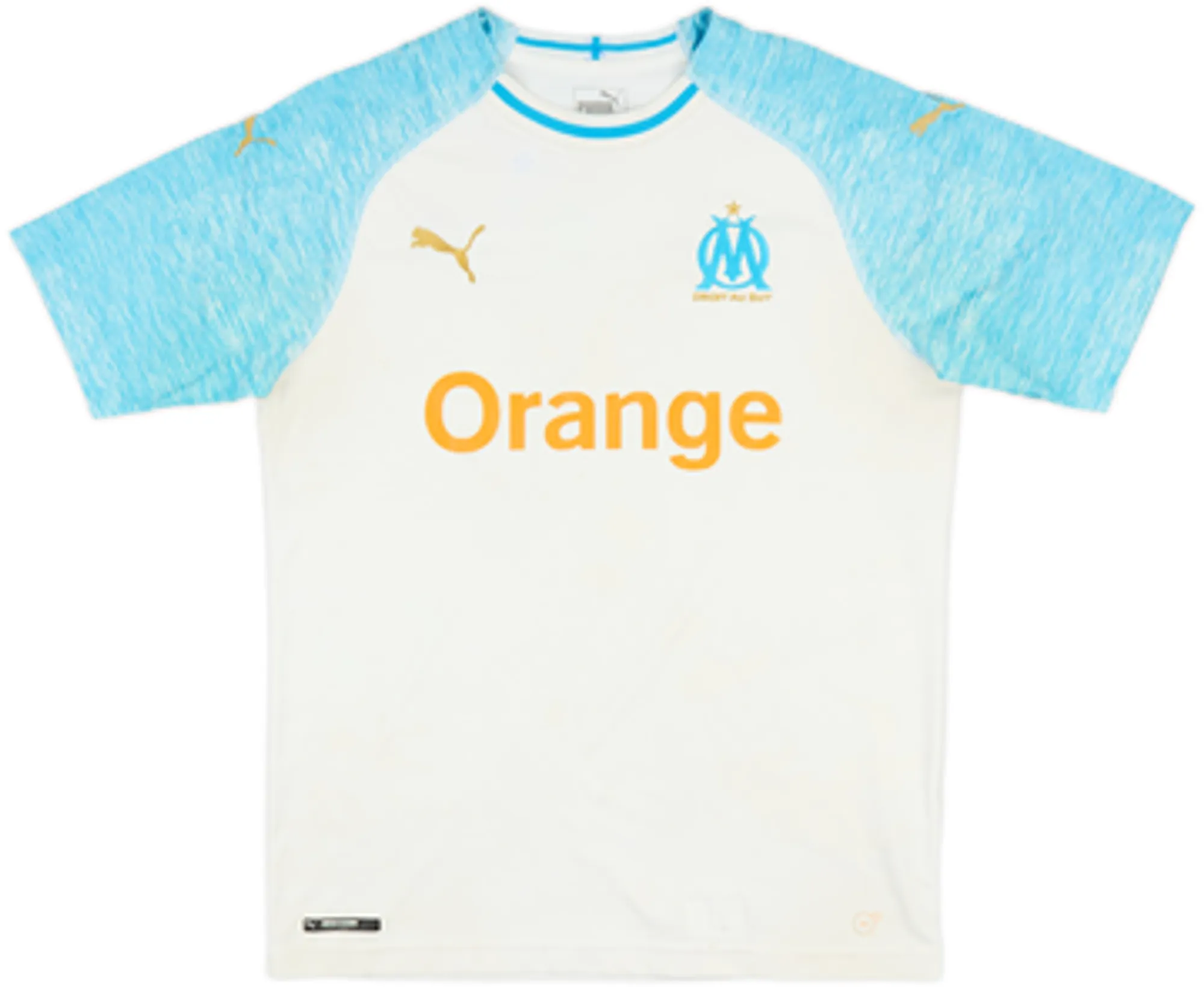 Puma Marseille Mens SS Home Shirt 2018/19