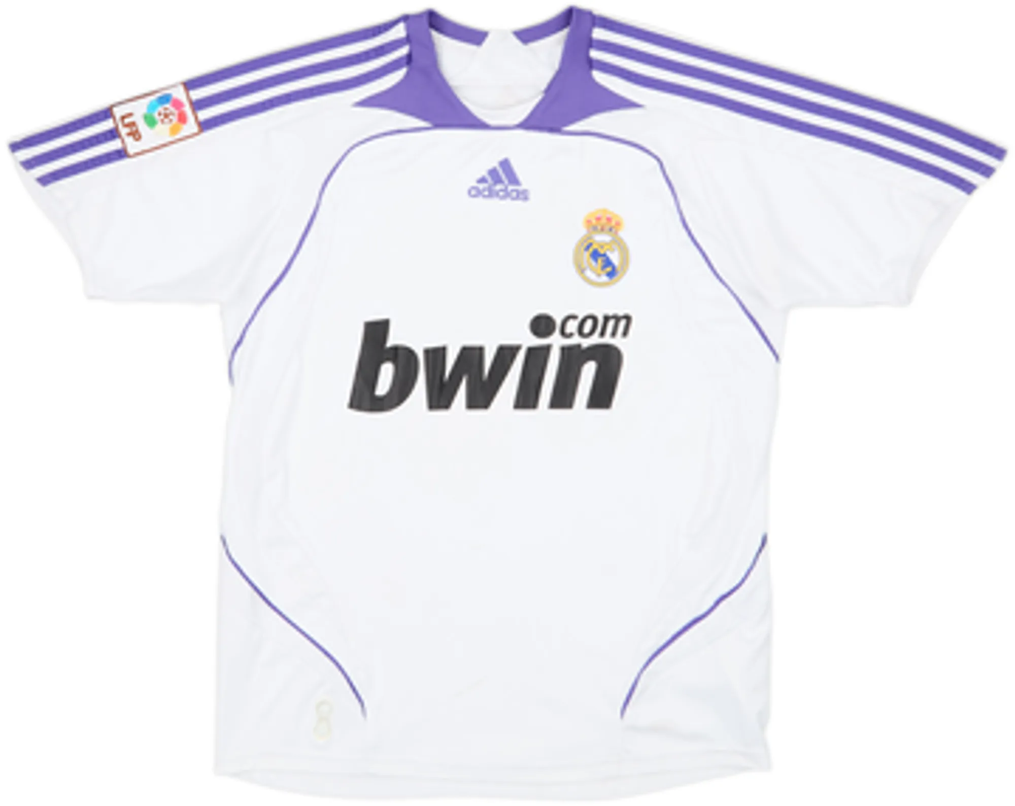 adidas Real Madrid Boys SS Home Shirt 2007/08