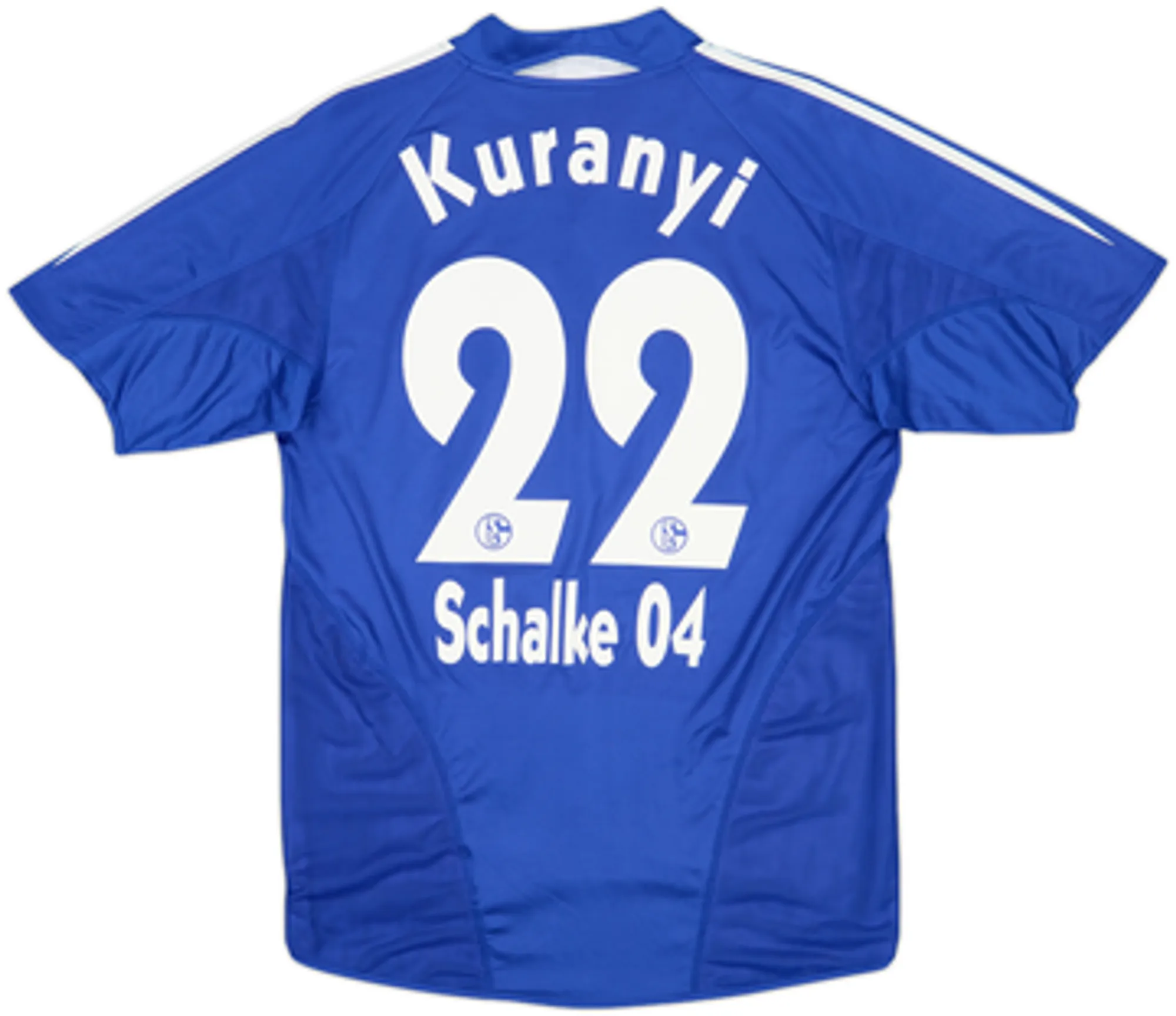 adidas Schalke 04 Mens SS Home Shirt 2004/05