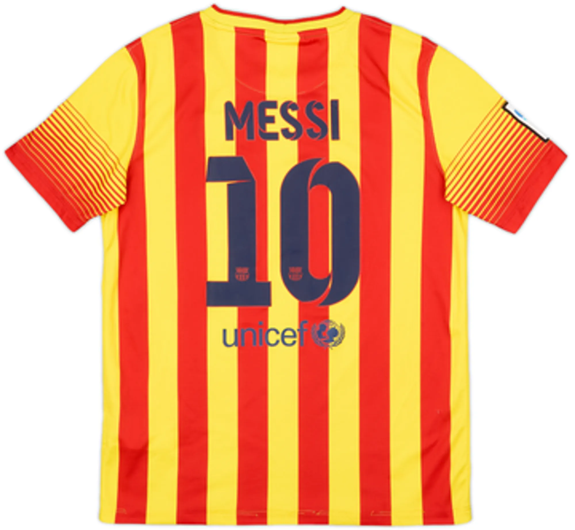 Nike Barcelona Boys SS Away Shirt 2013/15