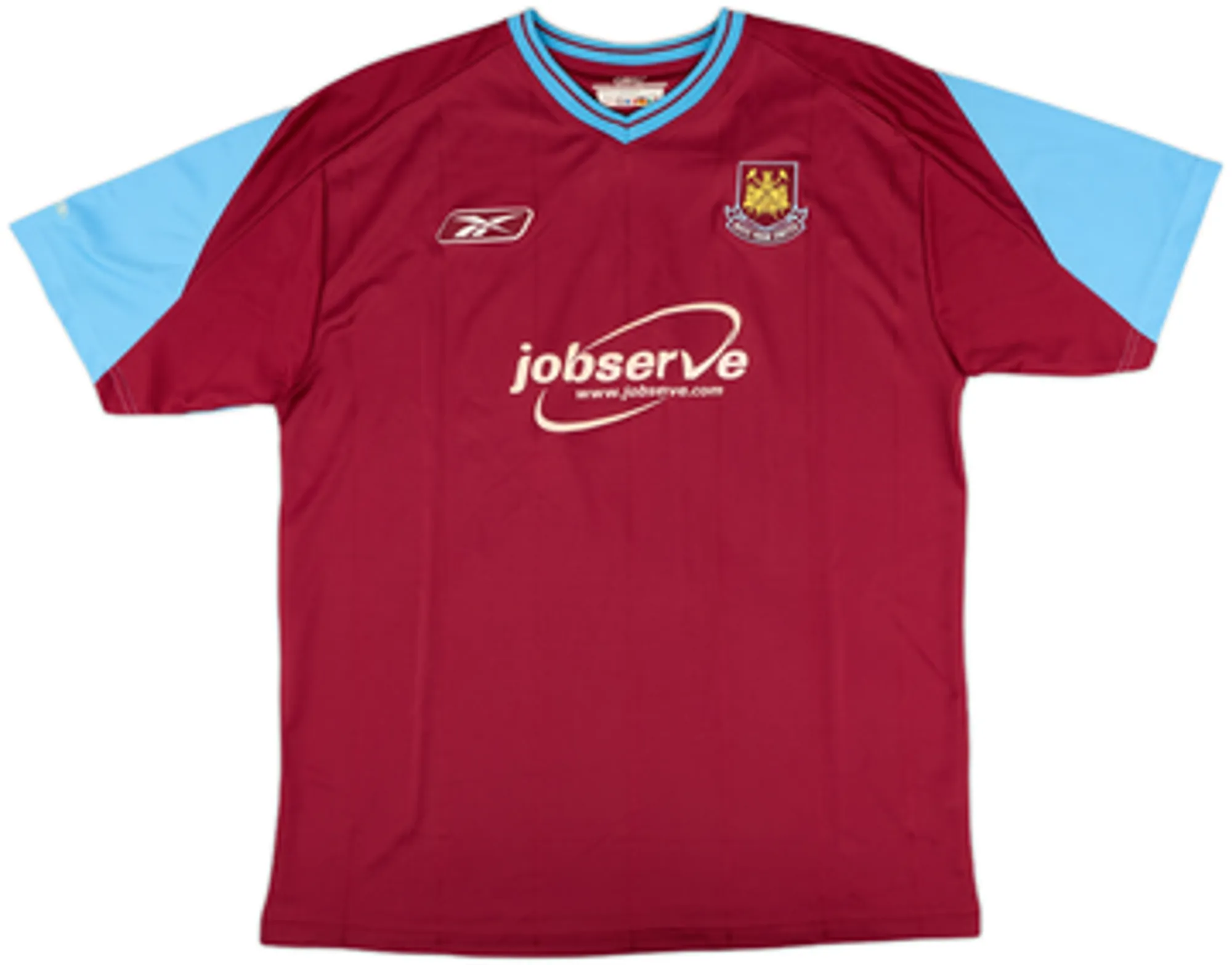 Reebok West Ham United Mens SS Home Shirt 2003/05