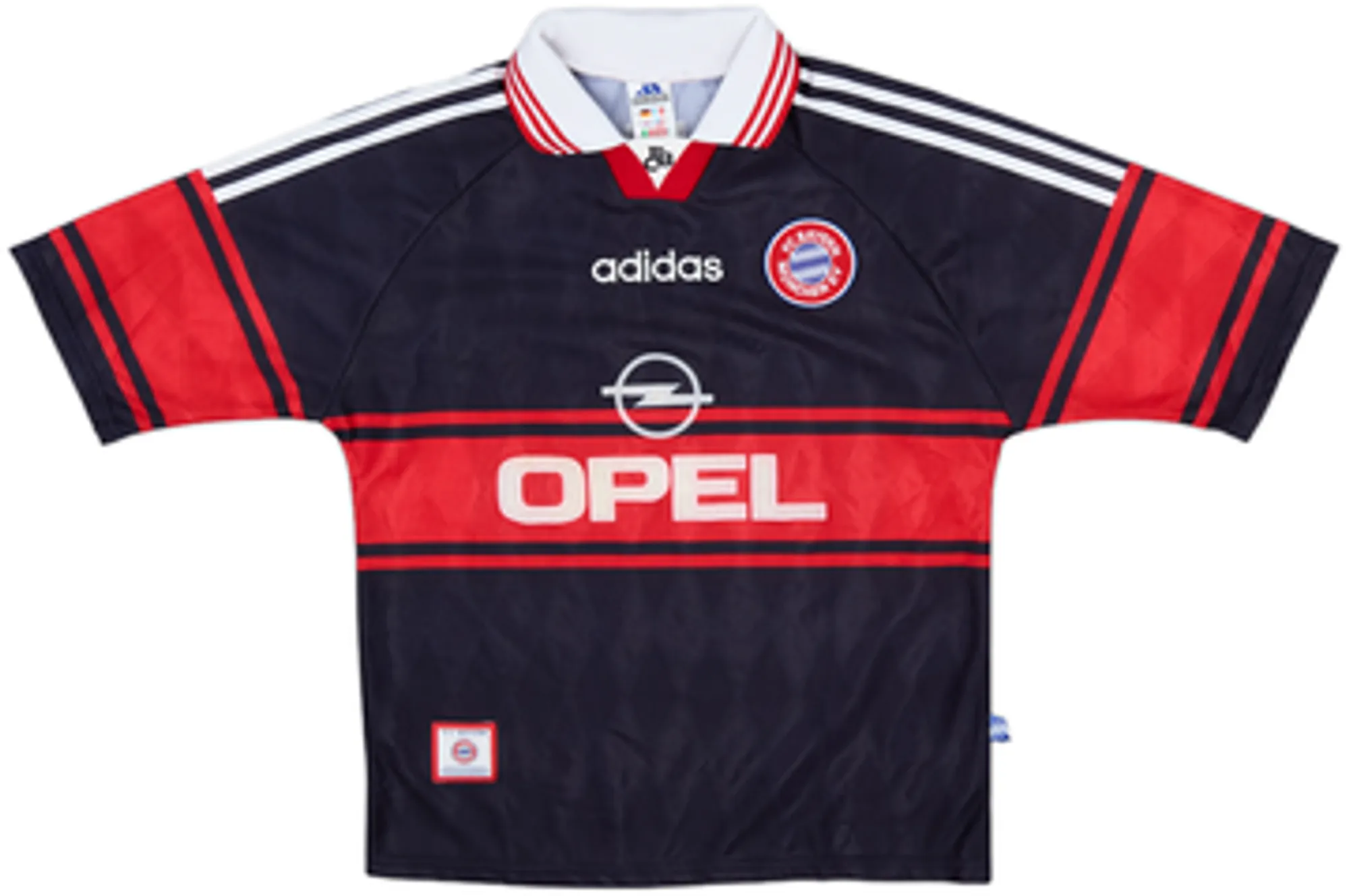 adidas Bayern Munich Mens SS Home Shirt 1997/99