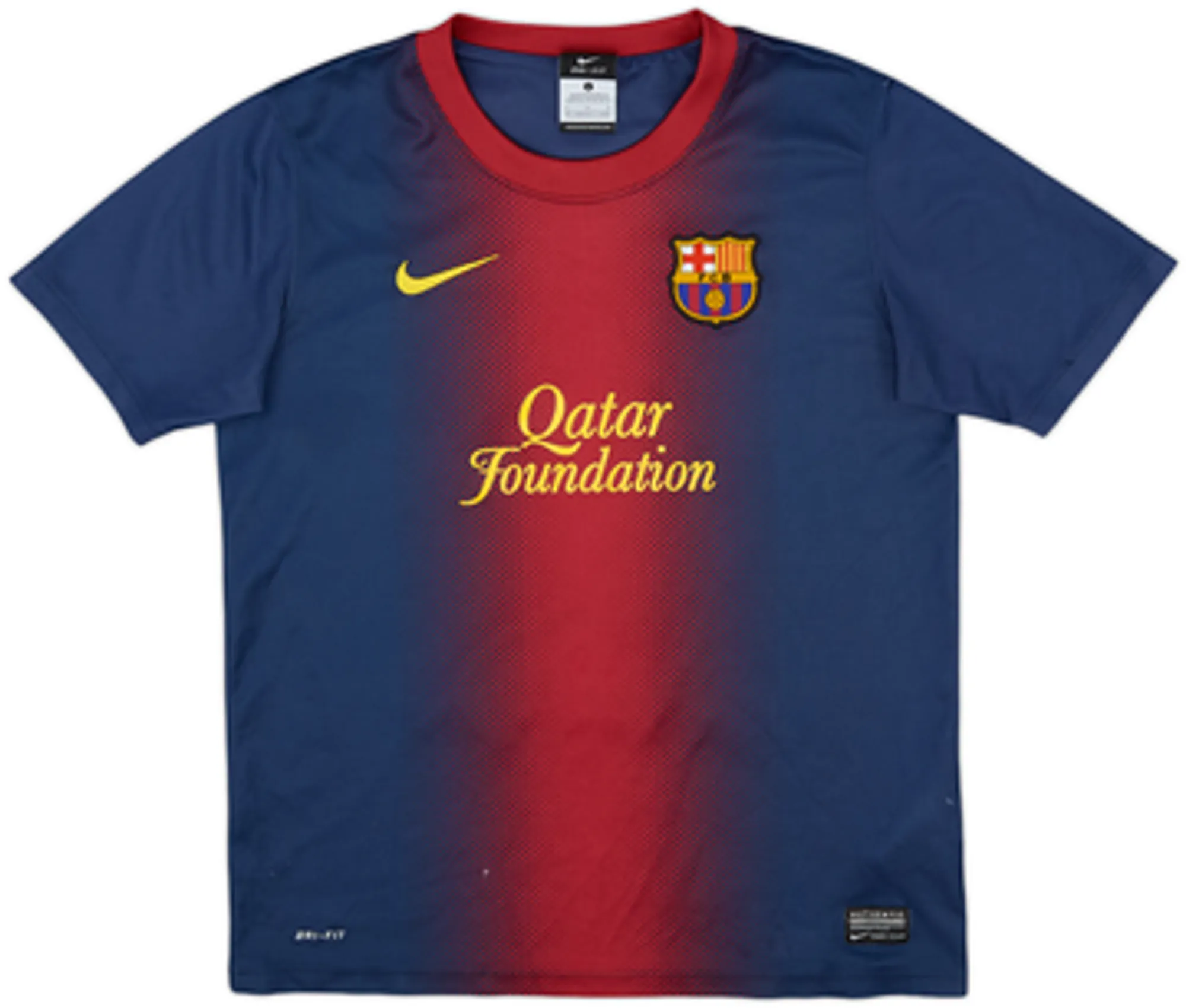 Nike Barcelona Boys SS Home Shirt 2012/13