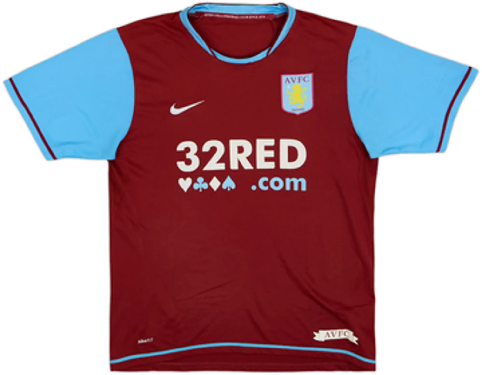 Nike Aston Villa Mens SS Home Shirt 2007/08