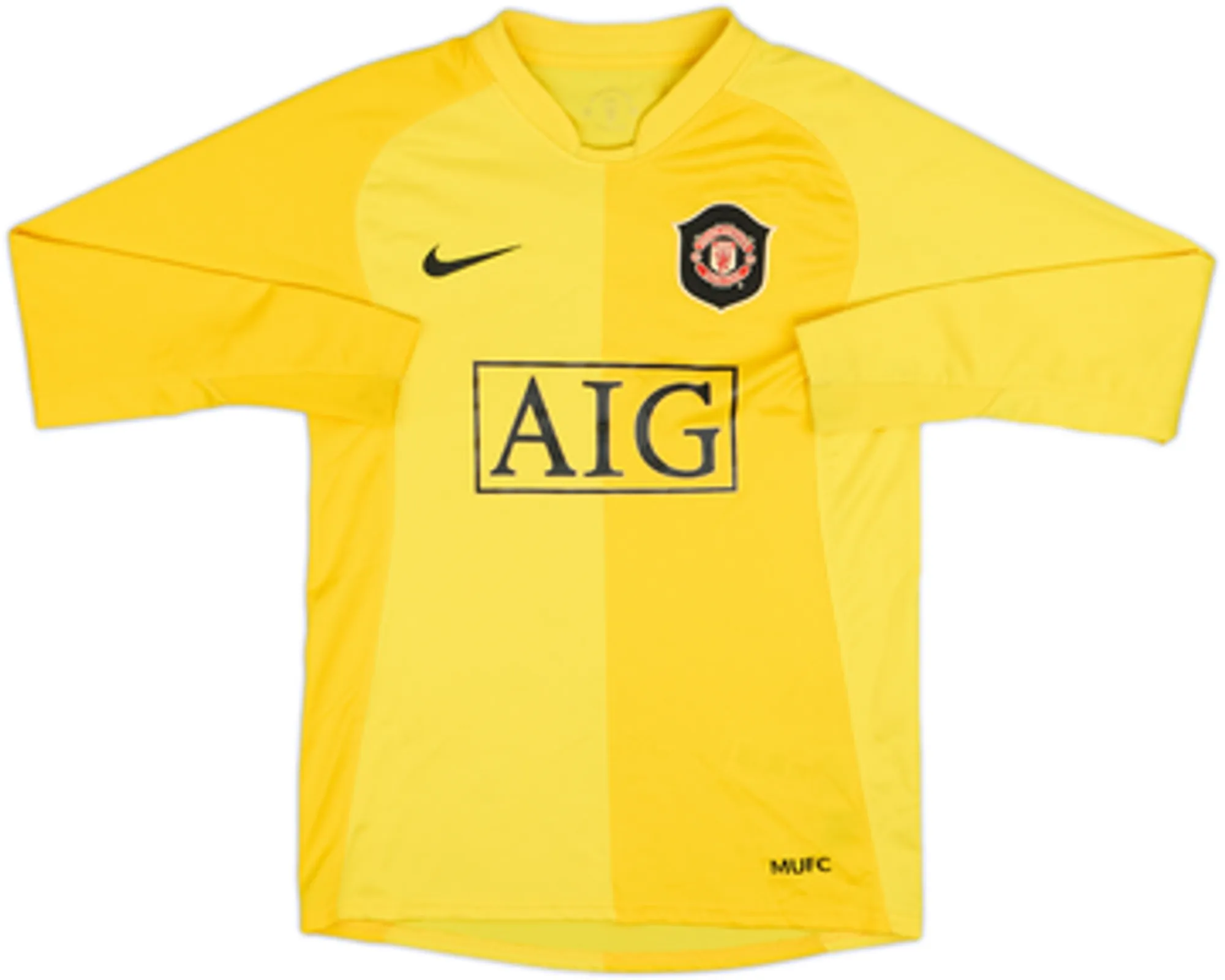 Nike Manchester United Boys LS Goalkeeper Home Shirt 2006/07