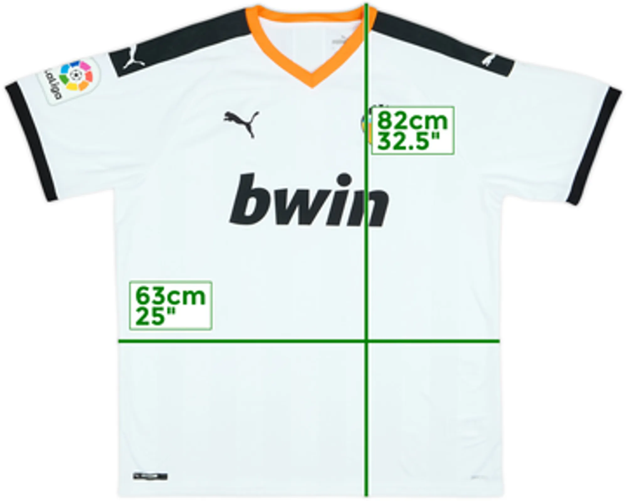 Puma Valencia Mens SS Home Shirt 2019/20