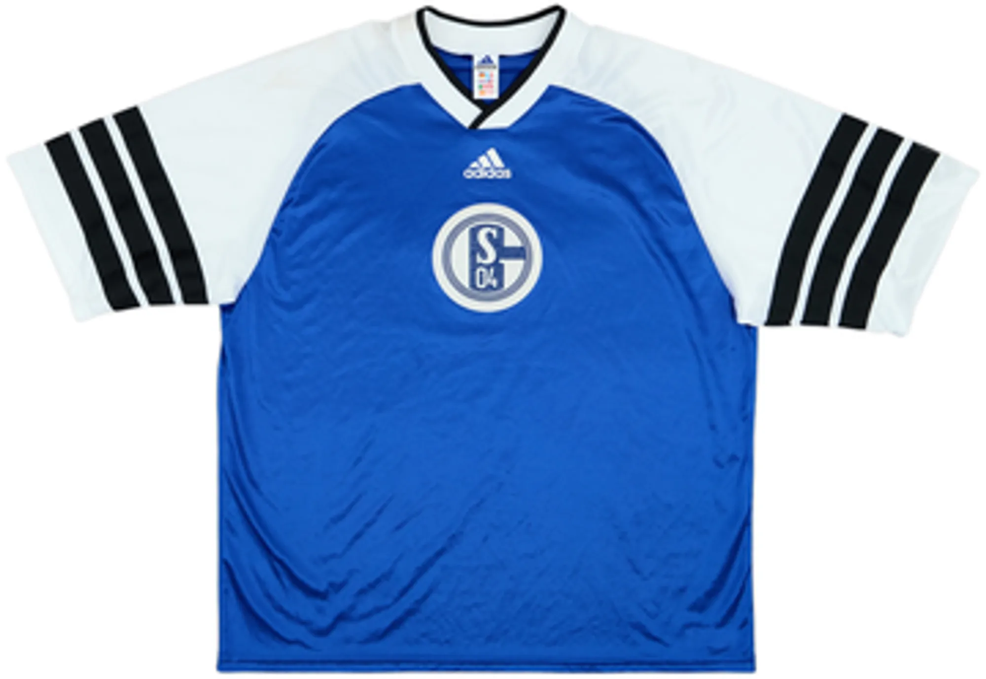 adidas Schalke 04 Mens SS Home Shirt 1998/99