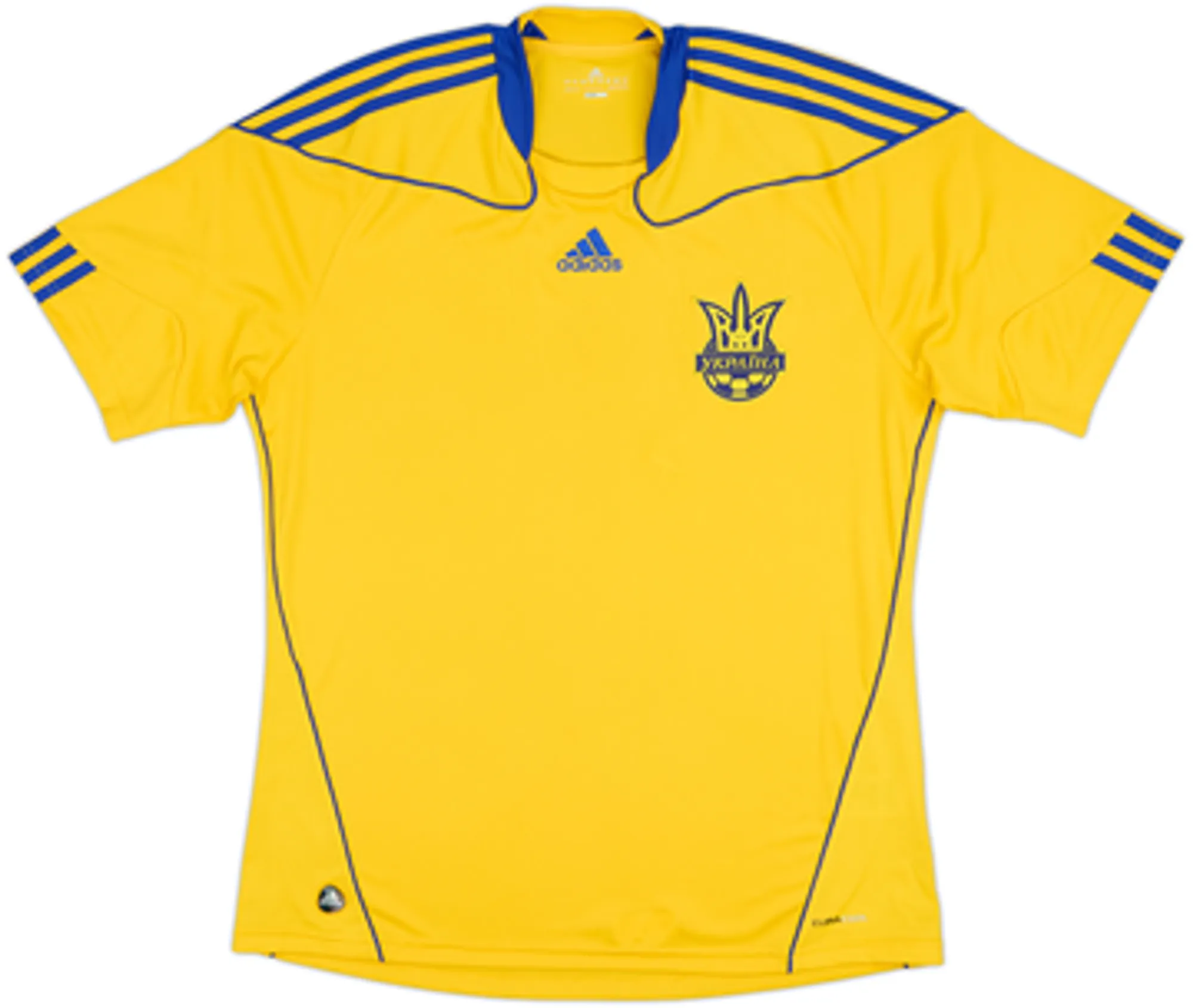 adidas Ukraine Mens SS Home Shirt 2010