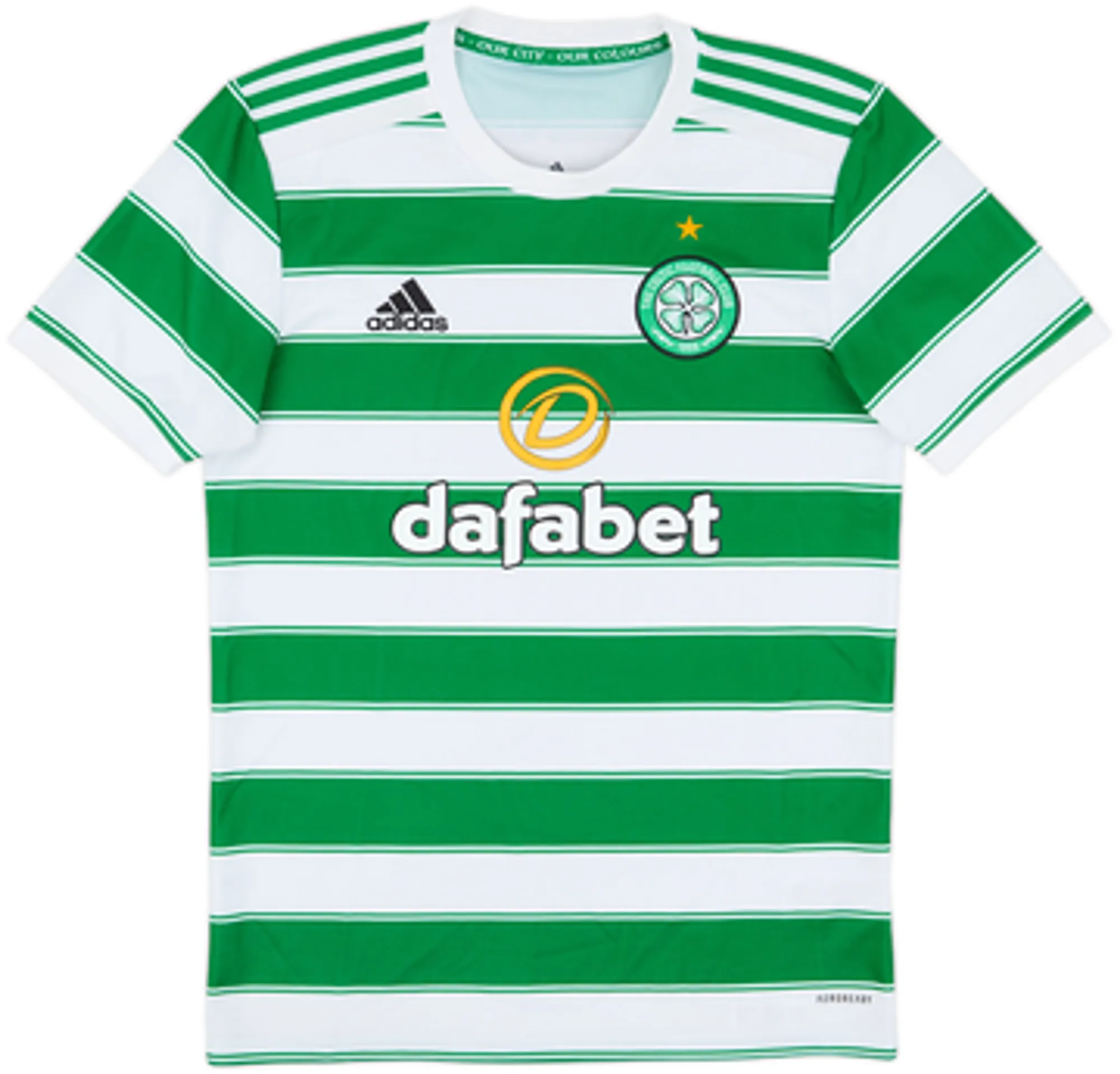 adidas Celtic Mens SS Home Shirt 2021/22