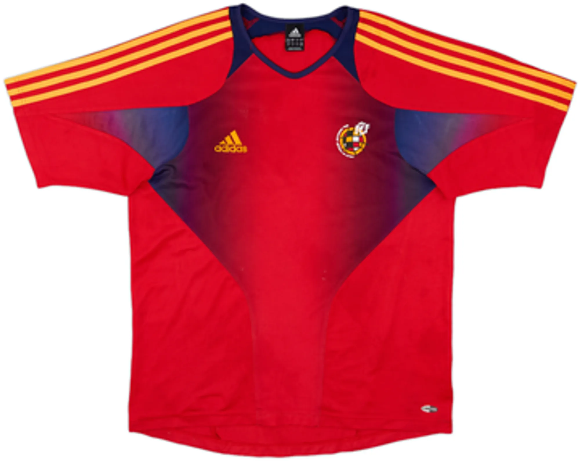 adidas Spain Mens SS Home Shirt 2004