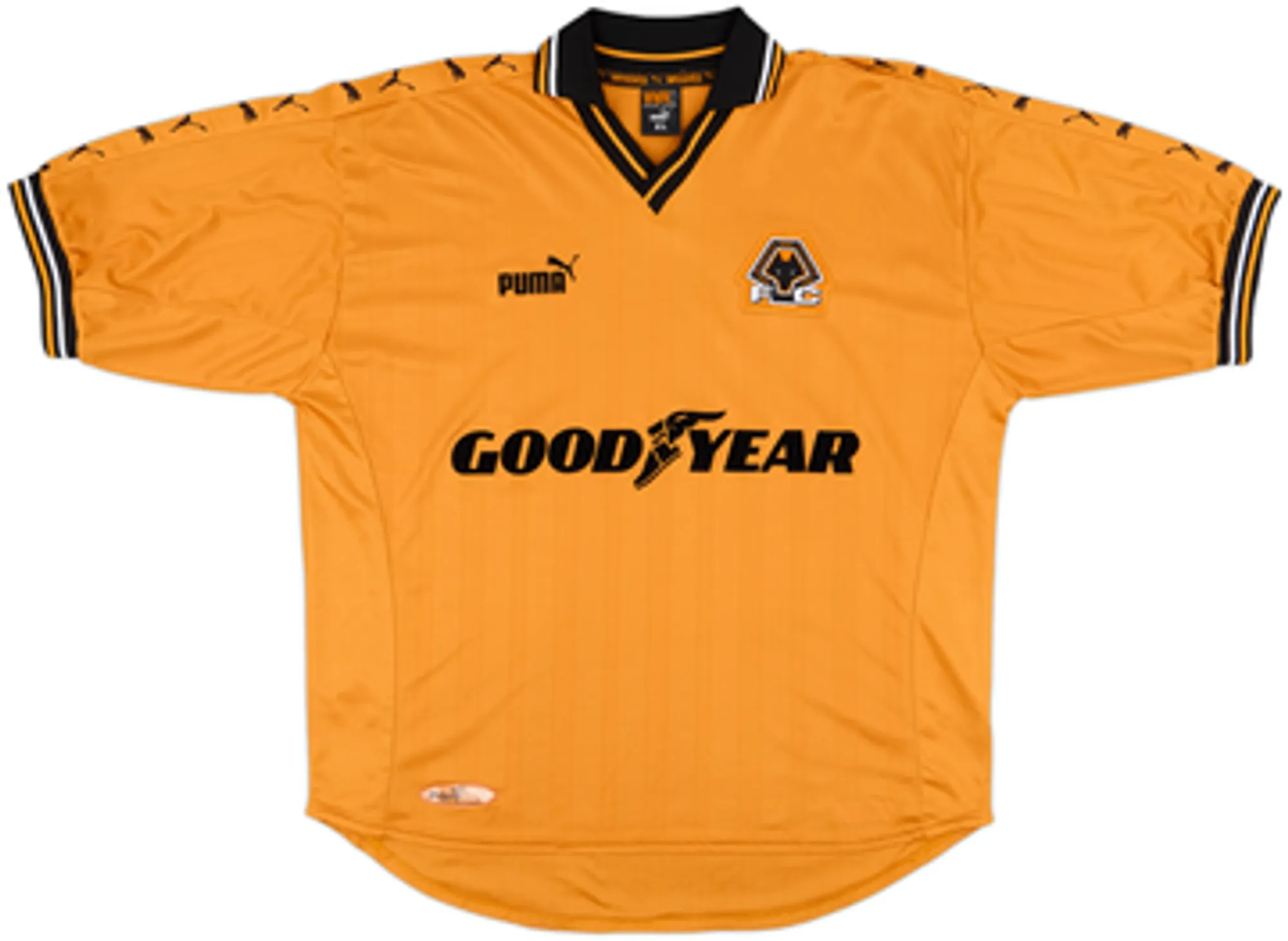 Puma Wolverhampton Wanderers Mens SS Home Shirt 1998/00