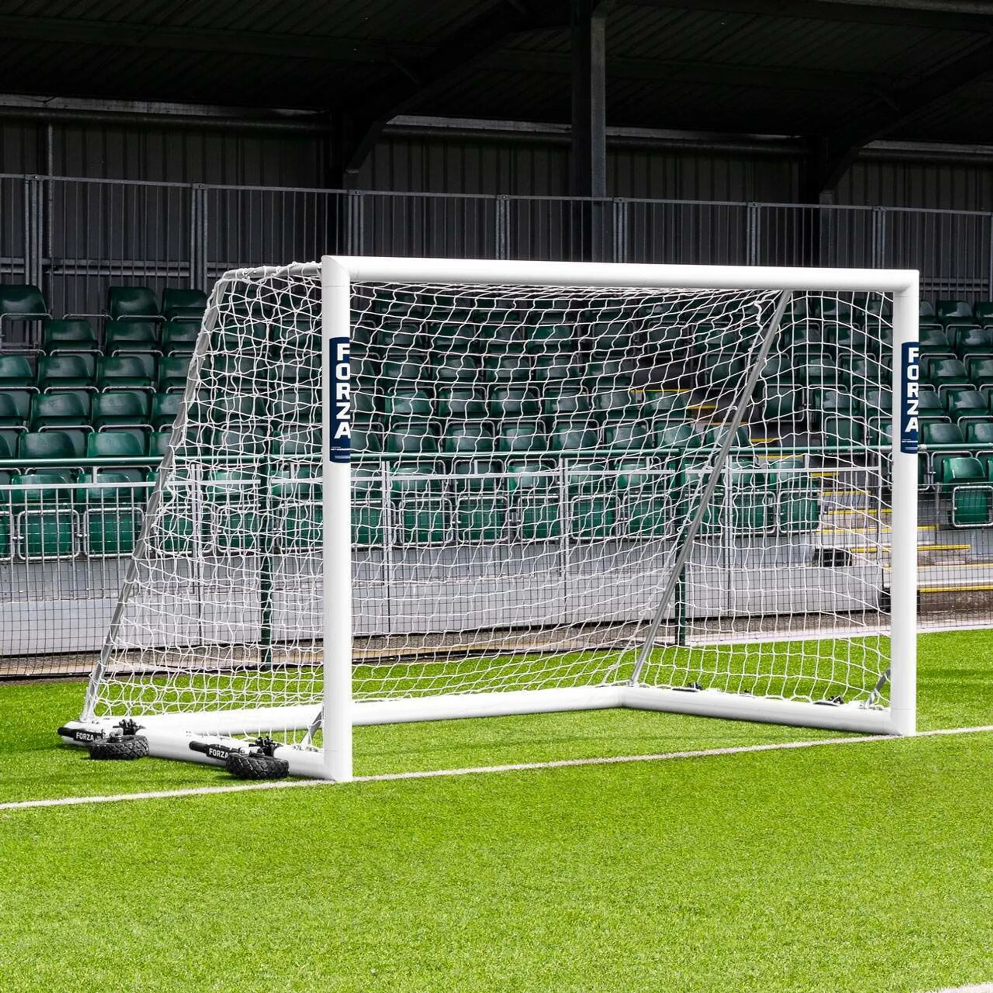 3m x 2m FORZA Alu110 Freestanding Futsal Football Goal