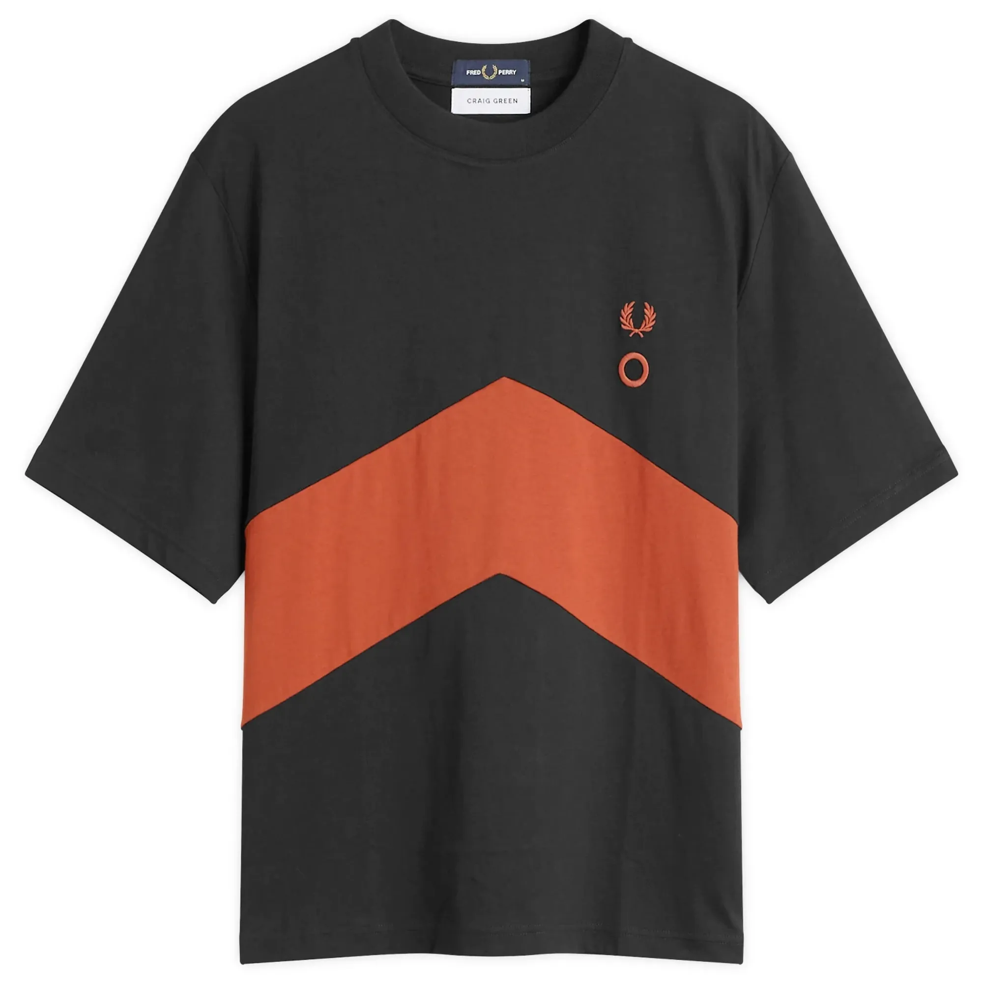 Fred Perry Men's x Craig Green Graphic T-Shirt Black