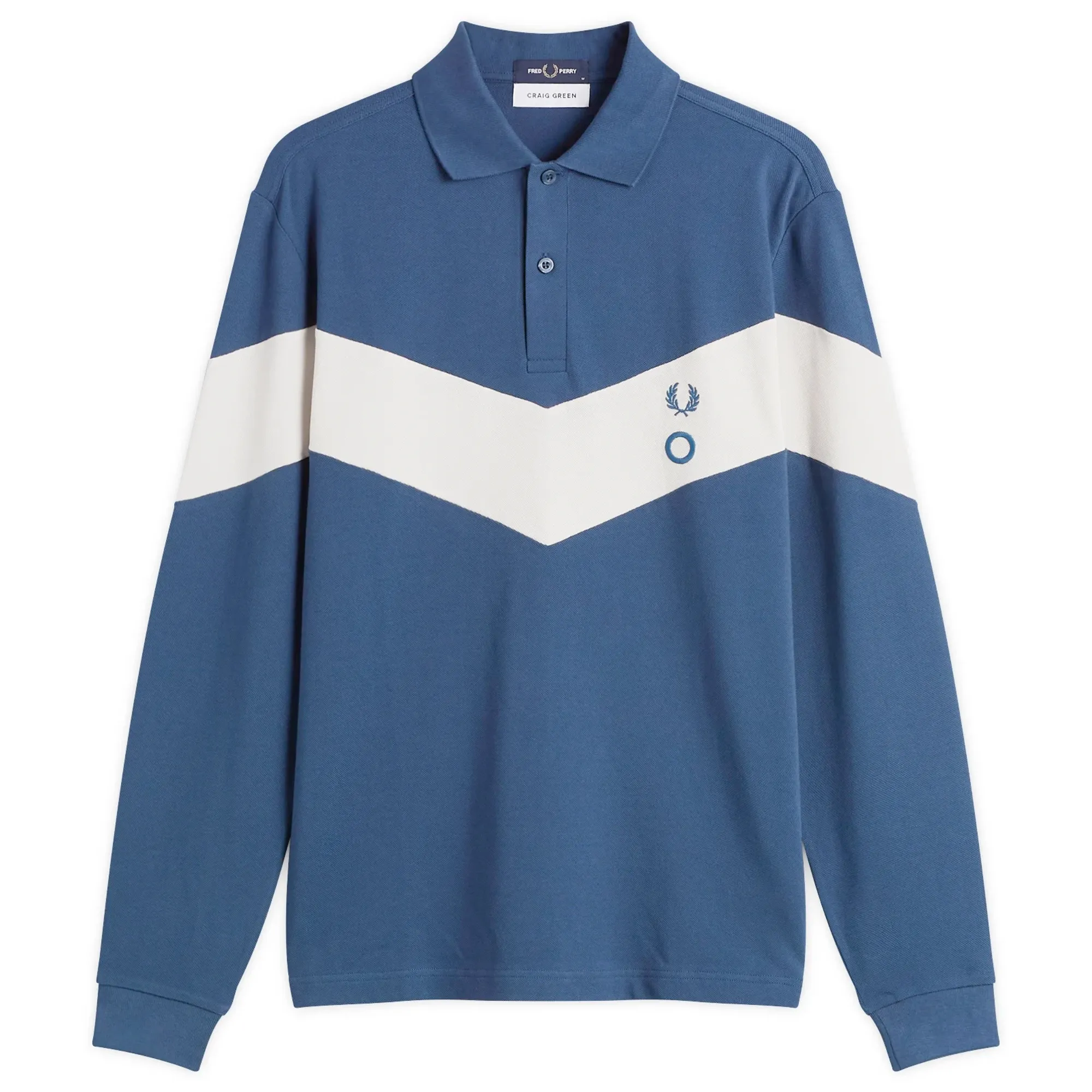 Fred Perry Men's x Craig Green Graphic Polo Shirt Insignia Blue