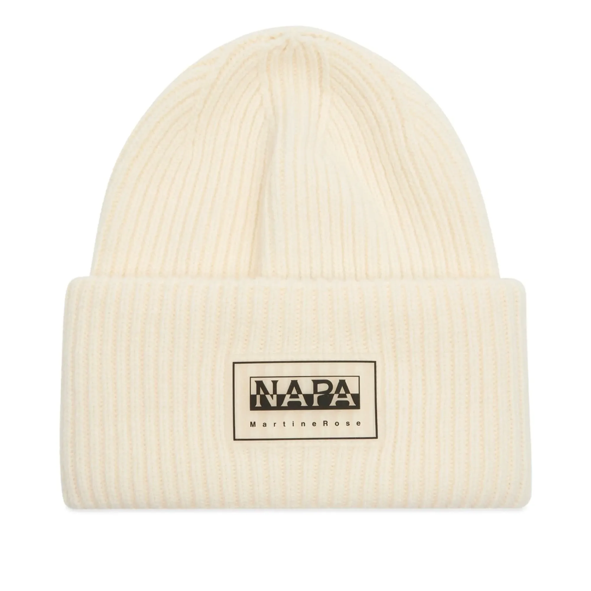 Napapijri Men's x Martine Rose Beanie White Whisper